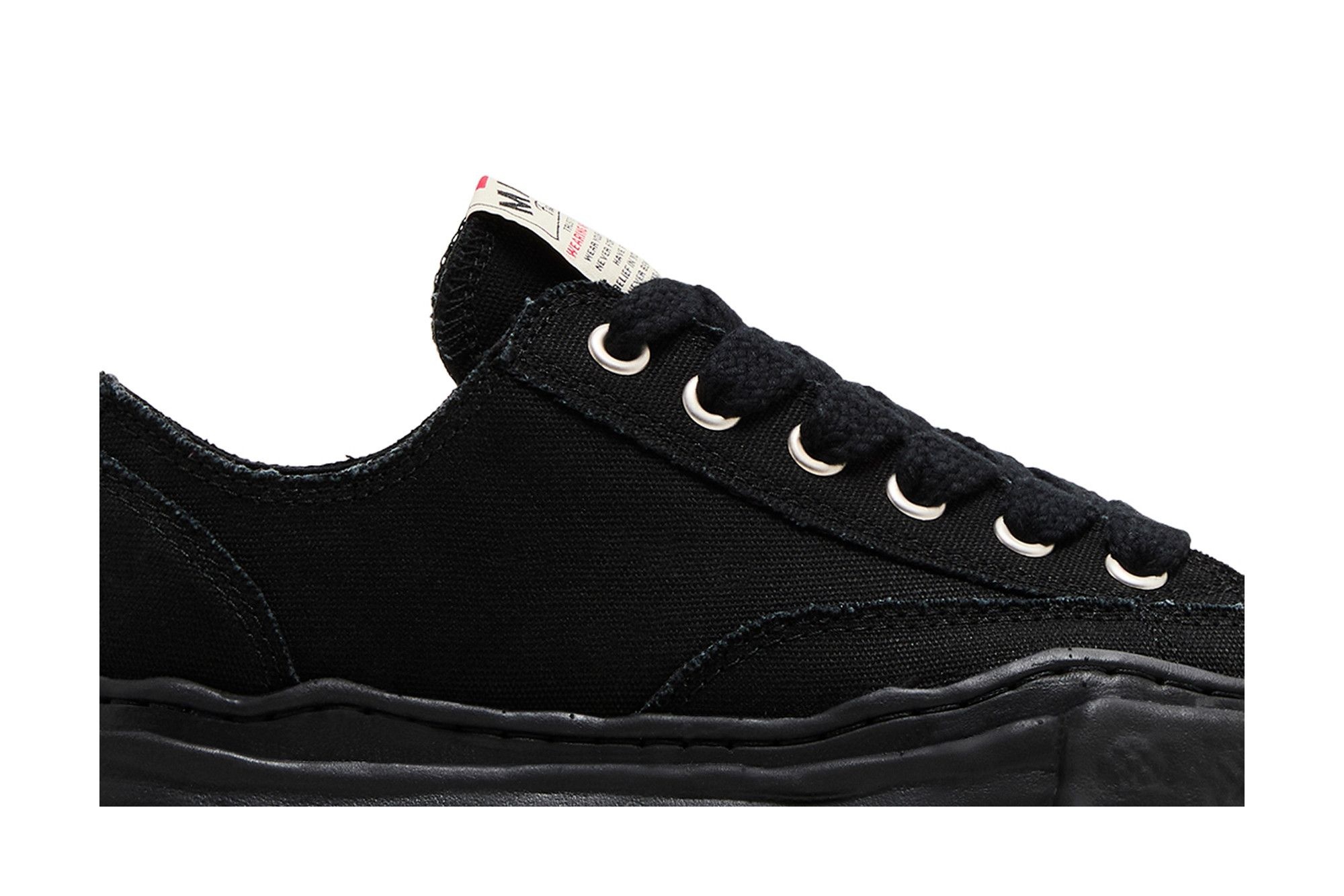 Maison Mihara Yasuhiro Peterson OG Sole Canvas Low 'Triple Black'