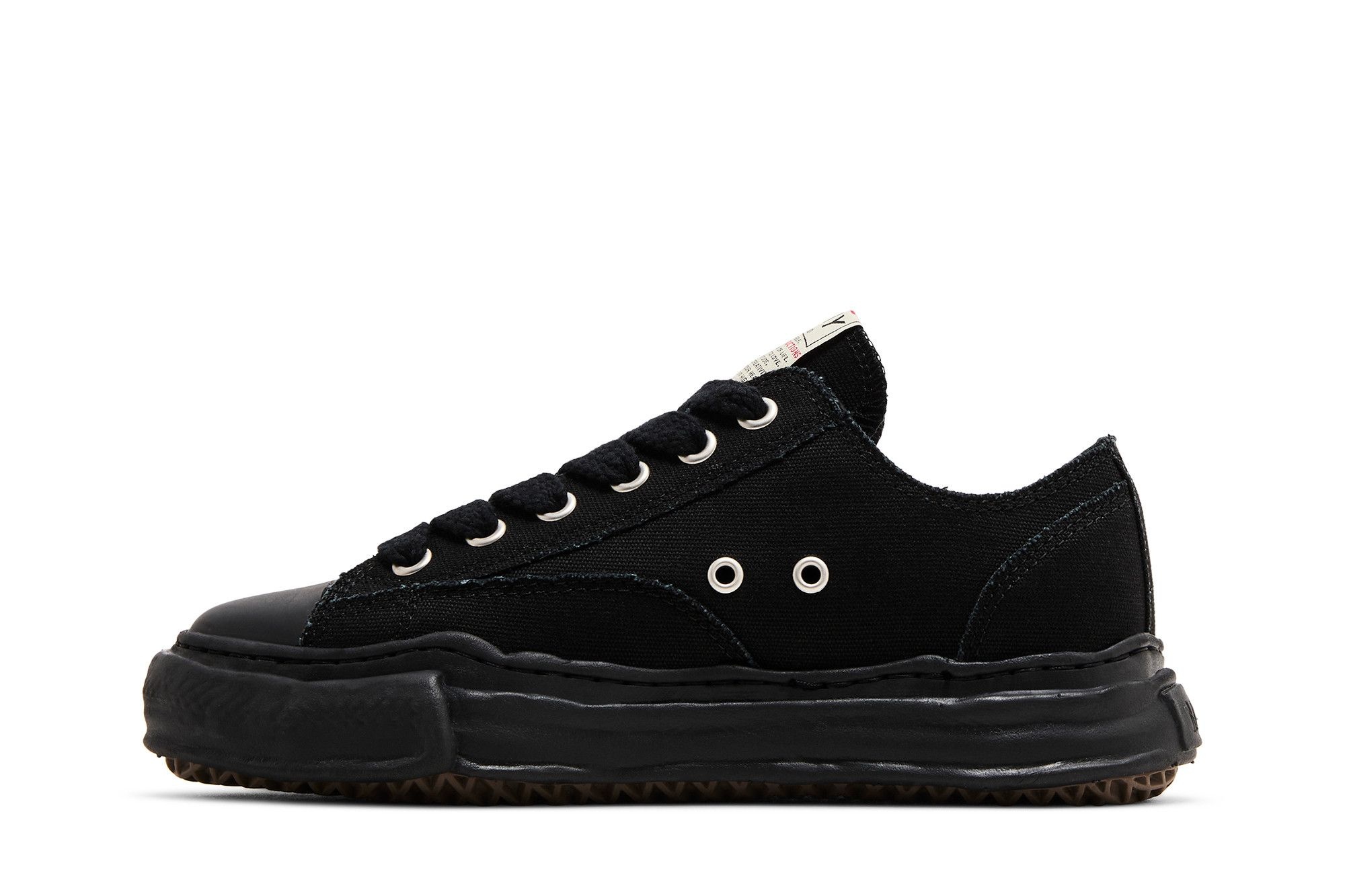 Maison Mihara Yasuhiro Peterson OG Sole Canvas Low 'Triple Black'