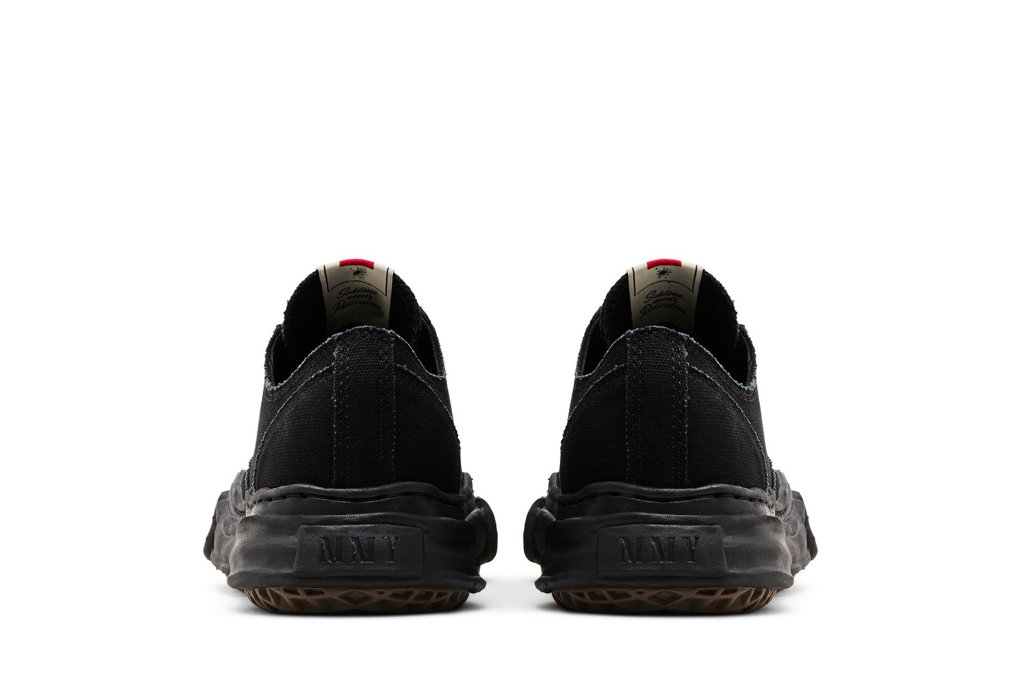 Maison Mihara Yasuhiro Peterson OG Sole Canvas Low 'Triple Black'