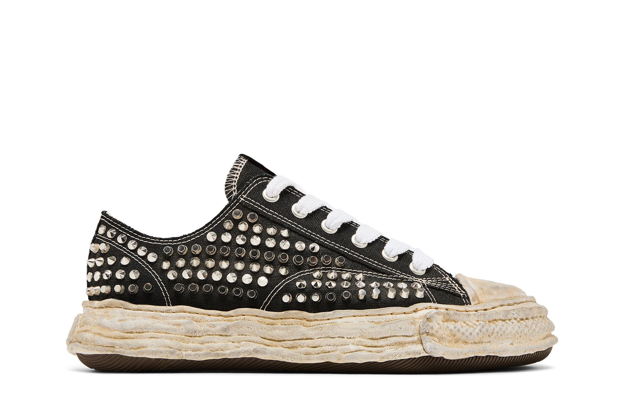 Maison Mihara Yasuhiro Peterson 23 OG Sole Studded Canvas Low 'Black'