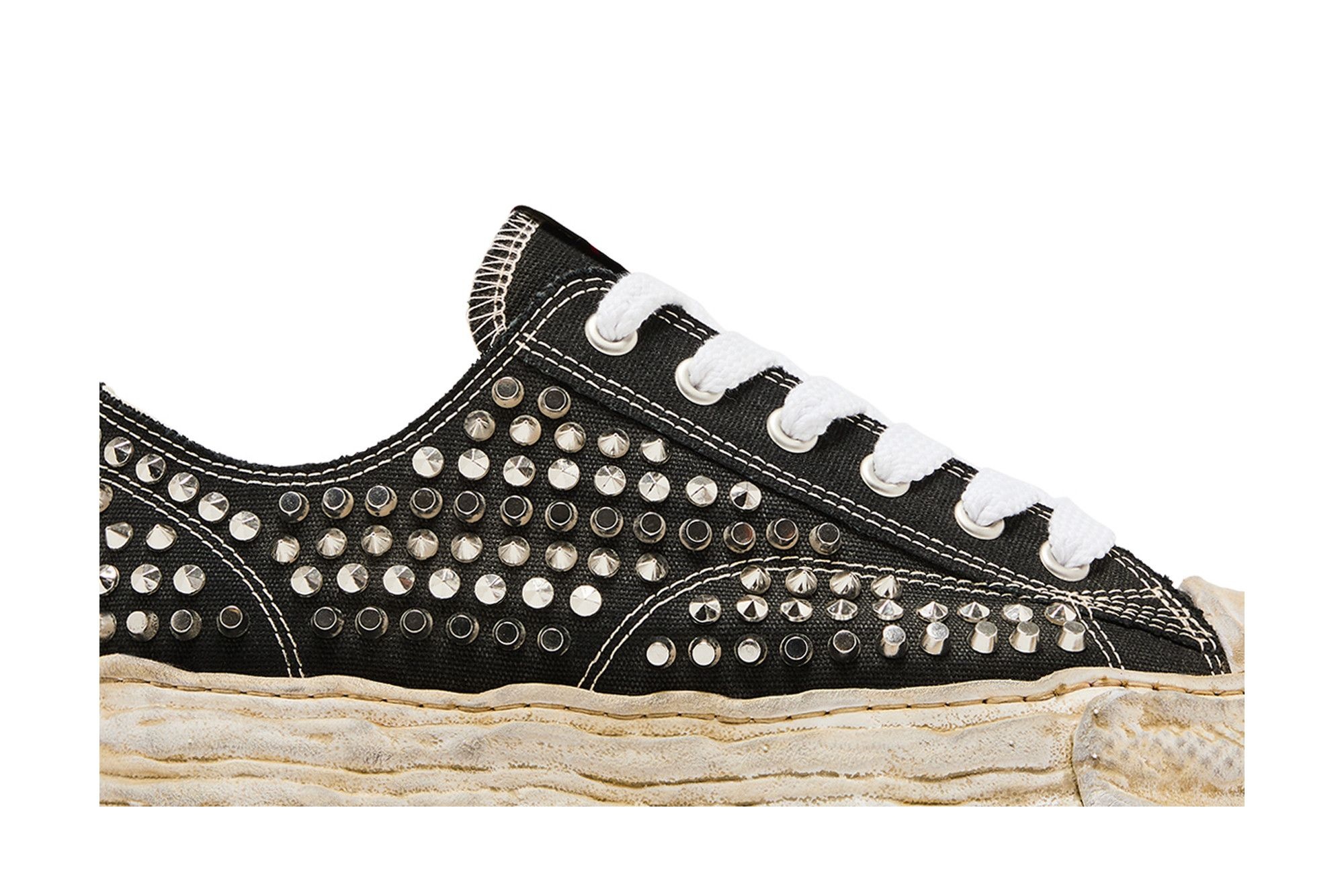 Maison Mihara Yasuhiro Peterson 23 OG Sole Studded Canvas Low 'Black'