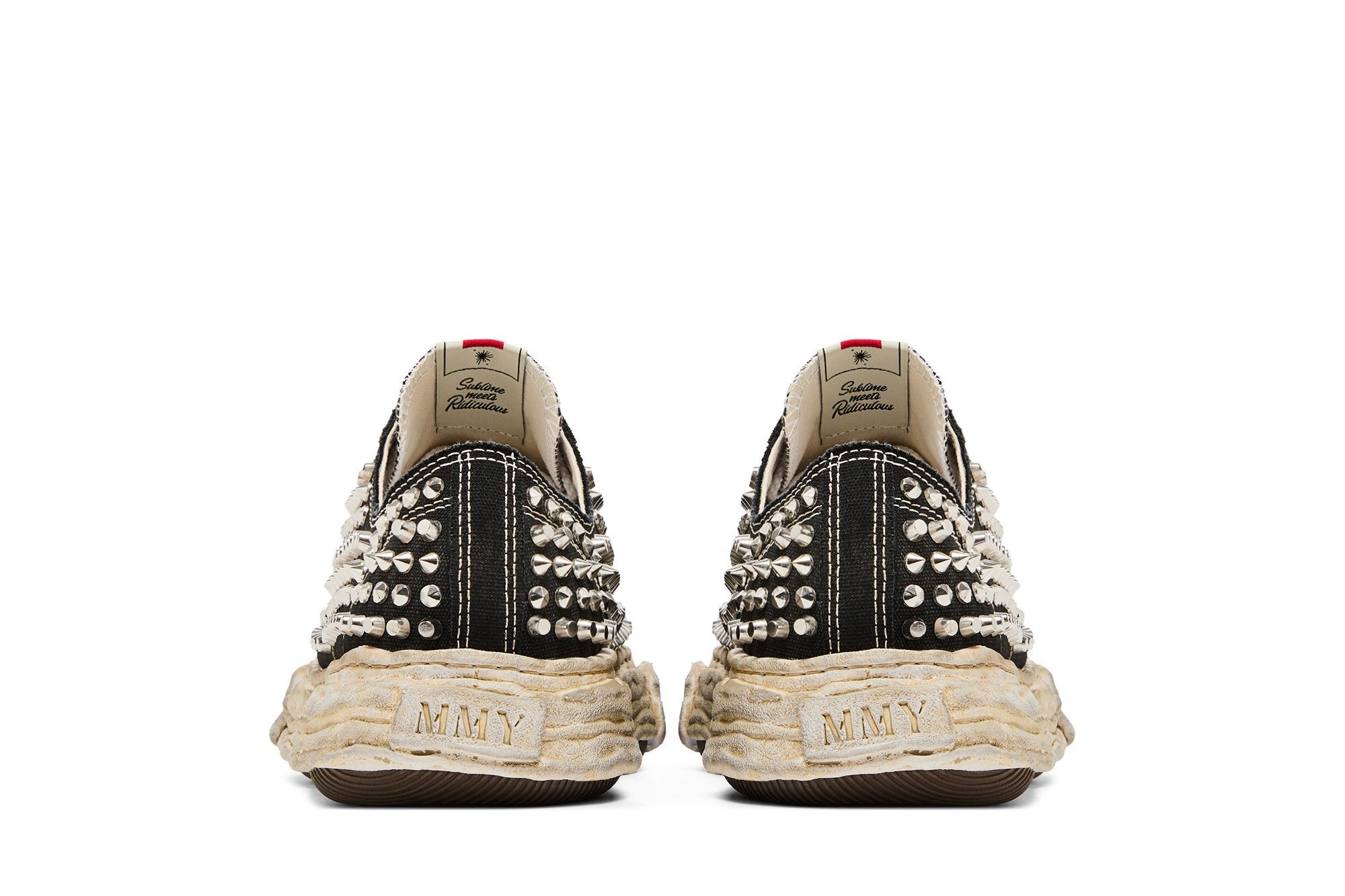 Maison Mihara Yasuhiro Peterson 23 OG Sole Studded Canvas Low 'Black'