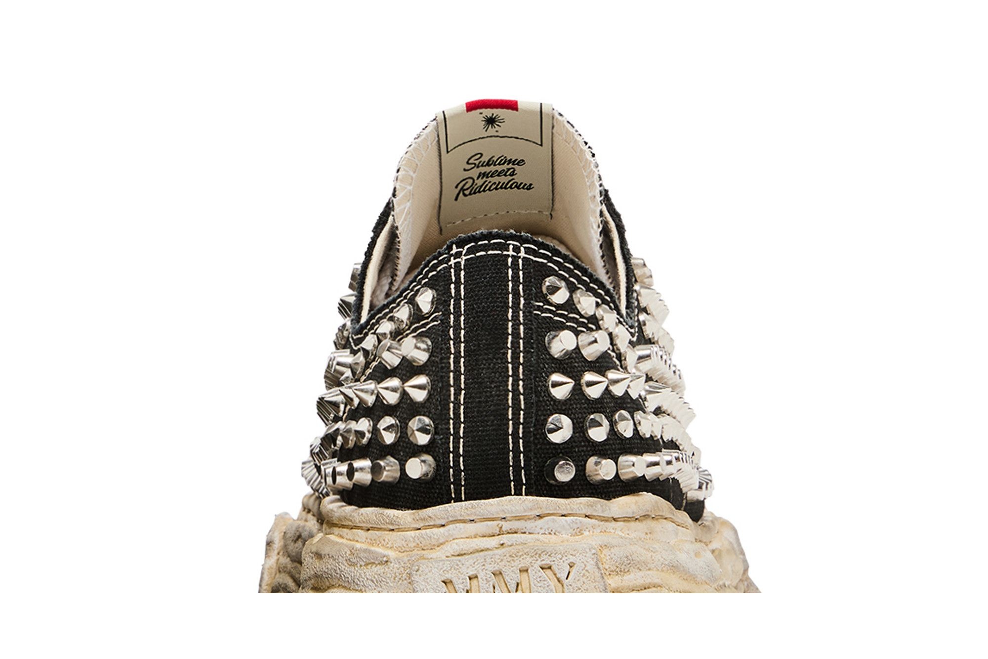 Maison Mihara Yasuhiro Peterson 23 OG Sole Studded Canvas Low 'Black'