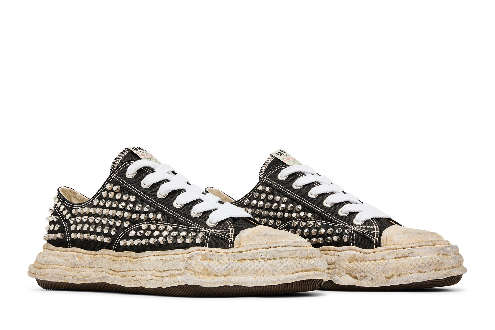 Maison Mihara Yasuhiro Peterson 23 OG Sole Studded Canvas Low 'Black'