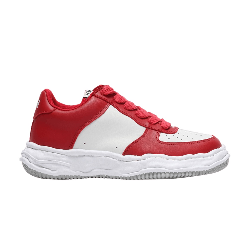 Maison Mihara Yasuhiro Wayne OG Sole Leather Low 'Red White'