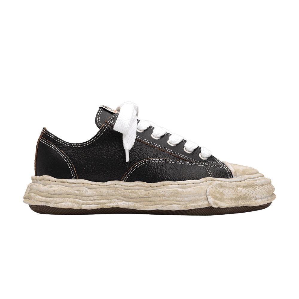 Maison Mihara Yasuhiro Peterson Low 'Cracking Leather - Black White'