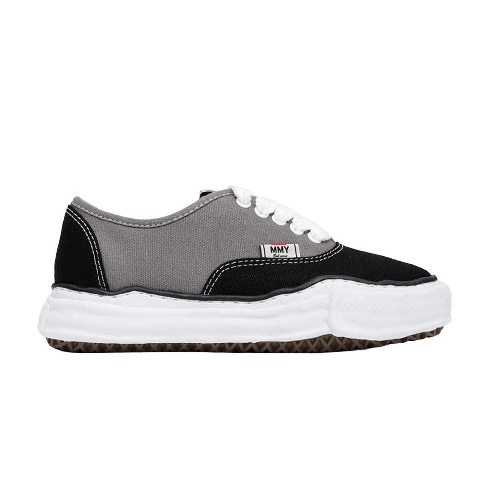 Maison Mihara Yasuhiro Baker OG Sole Bicolor Canvas Low 'Black Grey'