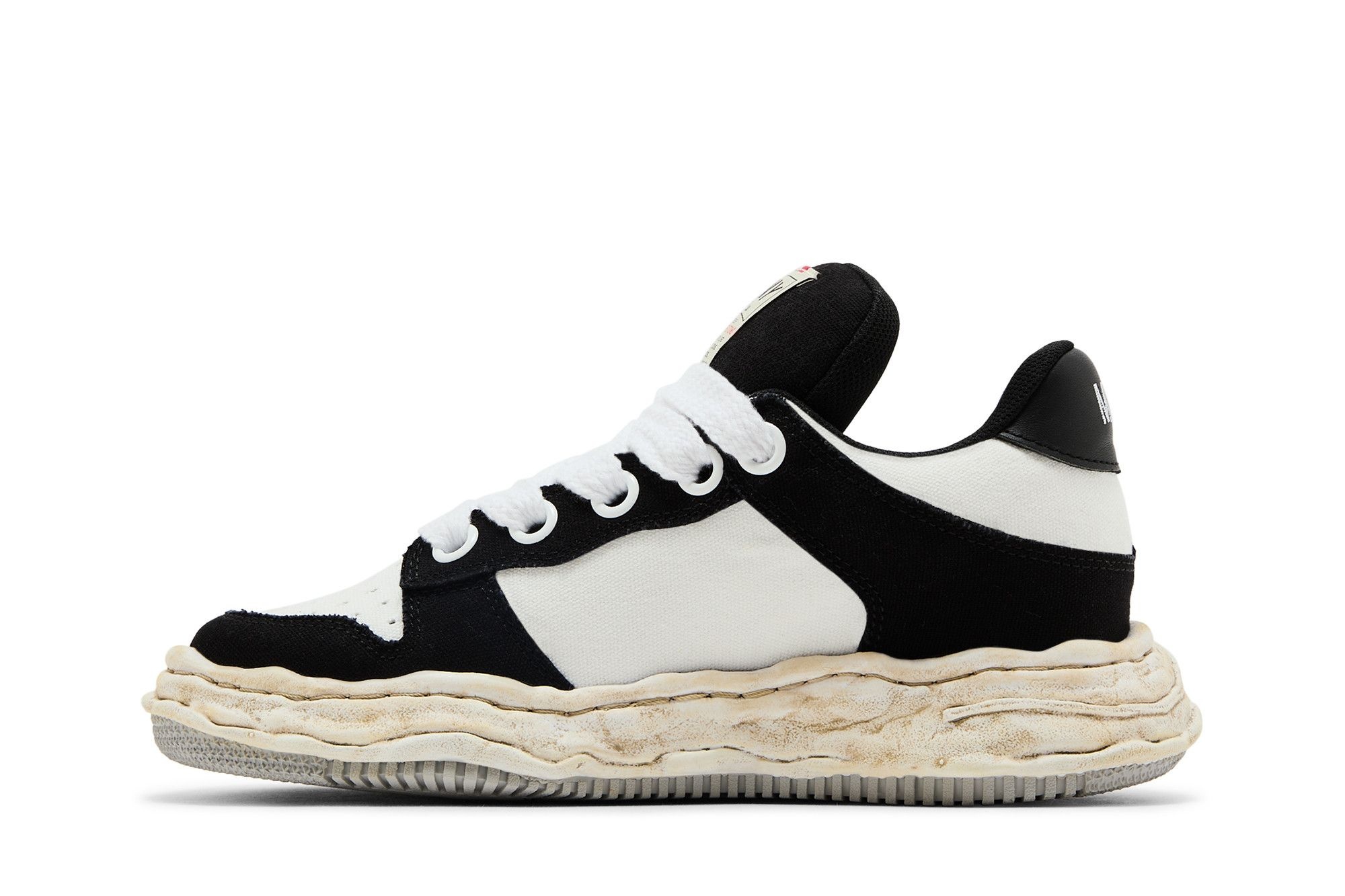 Maison Mihara Yasuhiro Wayne Puffer OG Sole Canvas Low 'Black White'