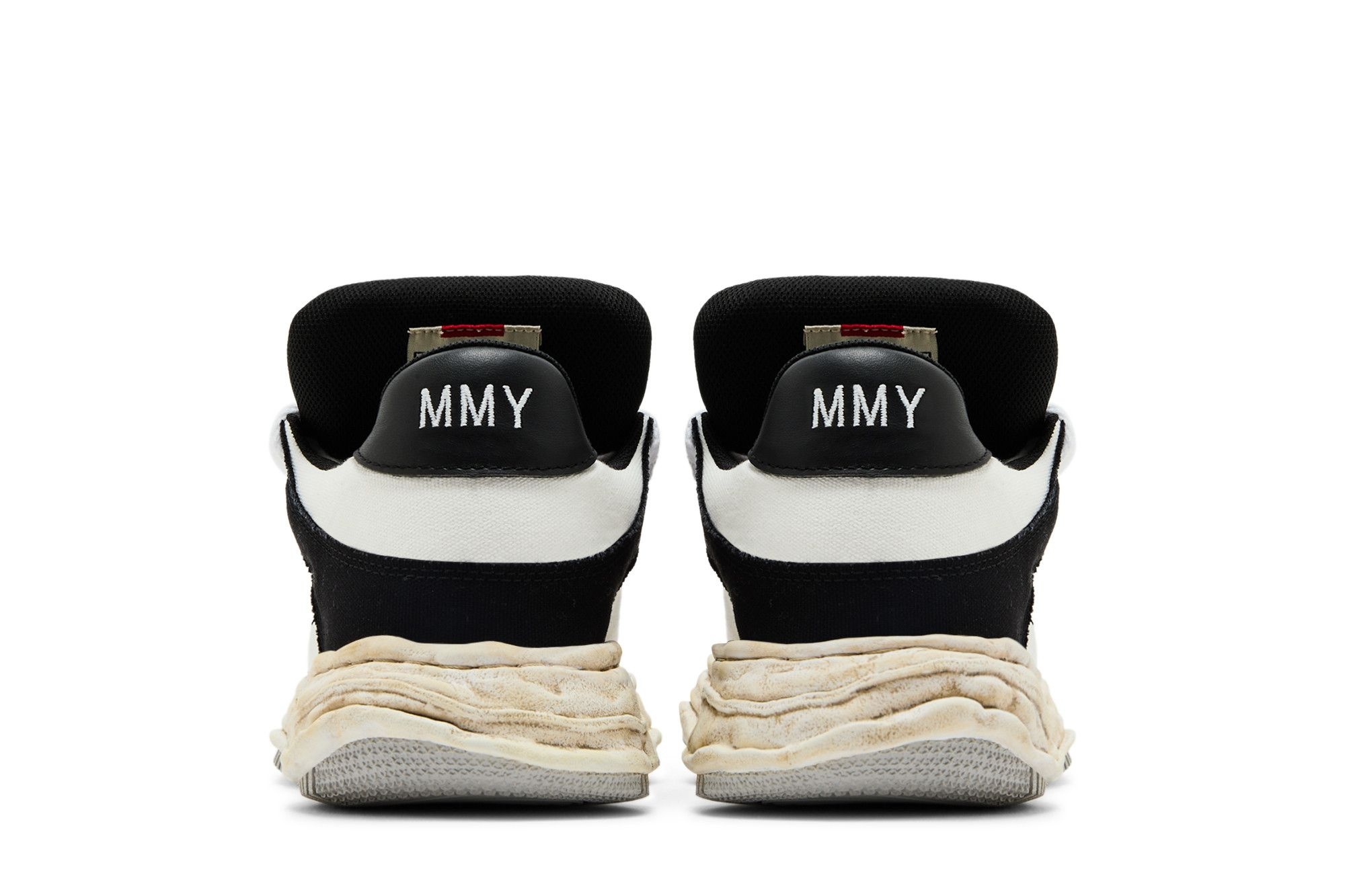 Maison Mihara Yasuhiro Wayne Puffer OG Sole Canvas Low 'Black White'