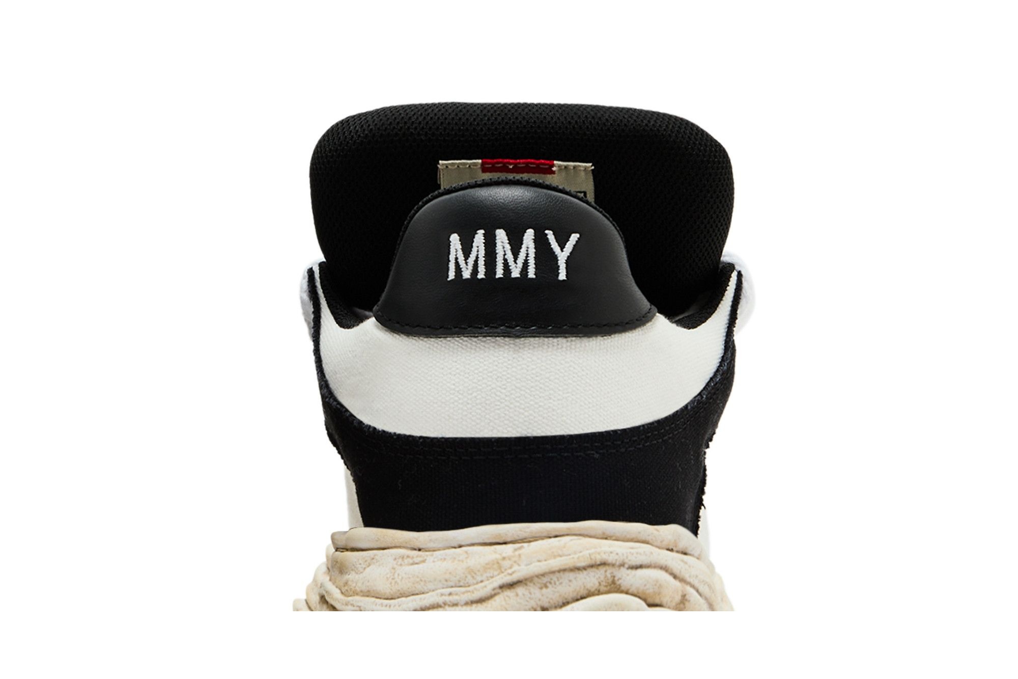 Maison Mihara Yasuhiro Wayne Puffer OG Sole Canvas Low 'Black White'