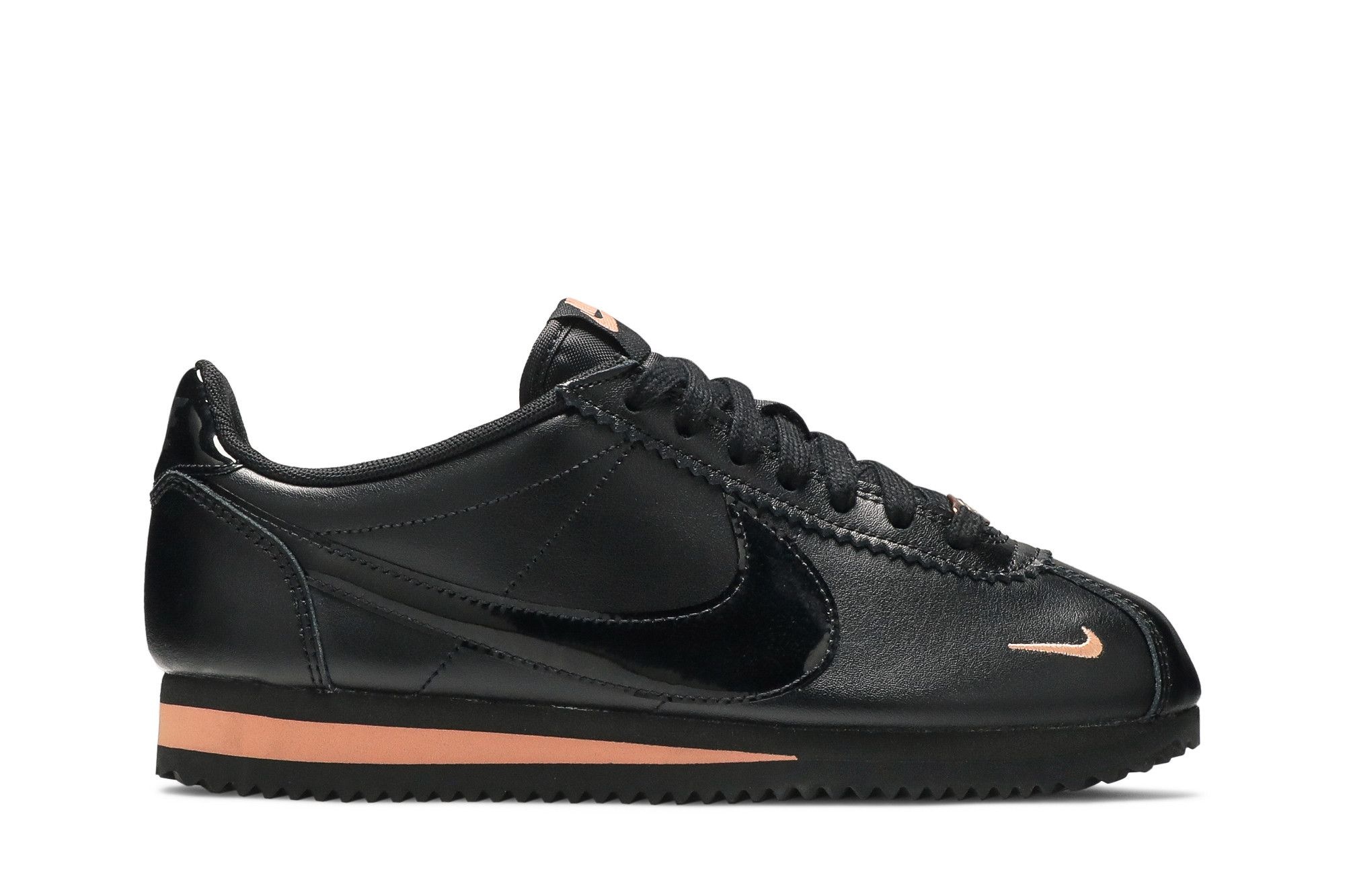 Nike Wmns Classic Cortez Premium 'Black Rose Gold'