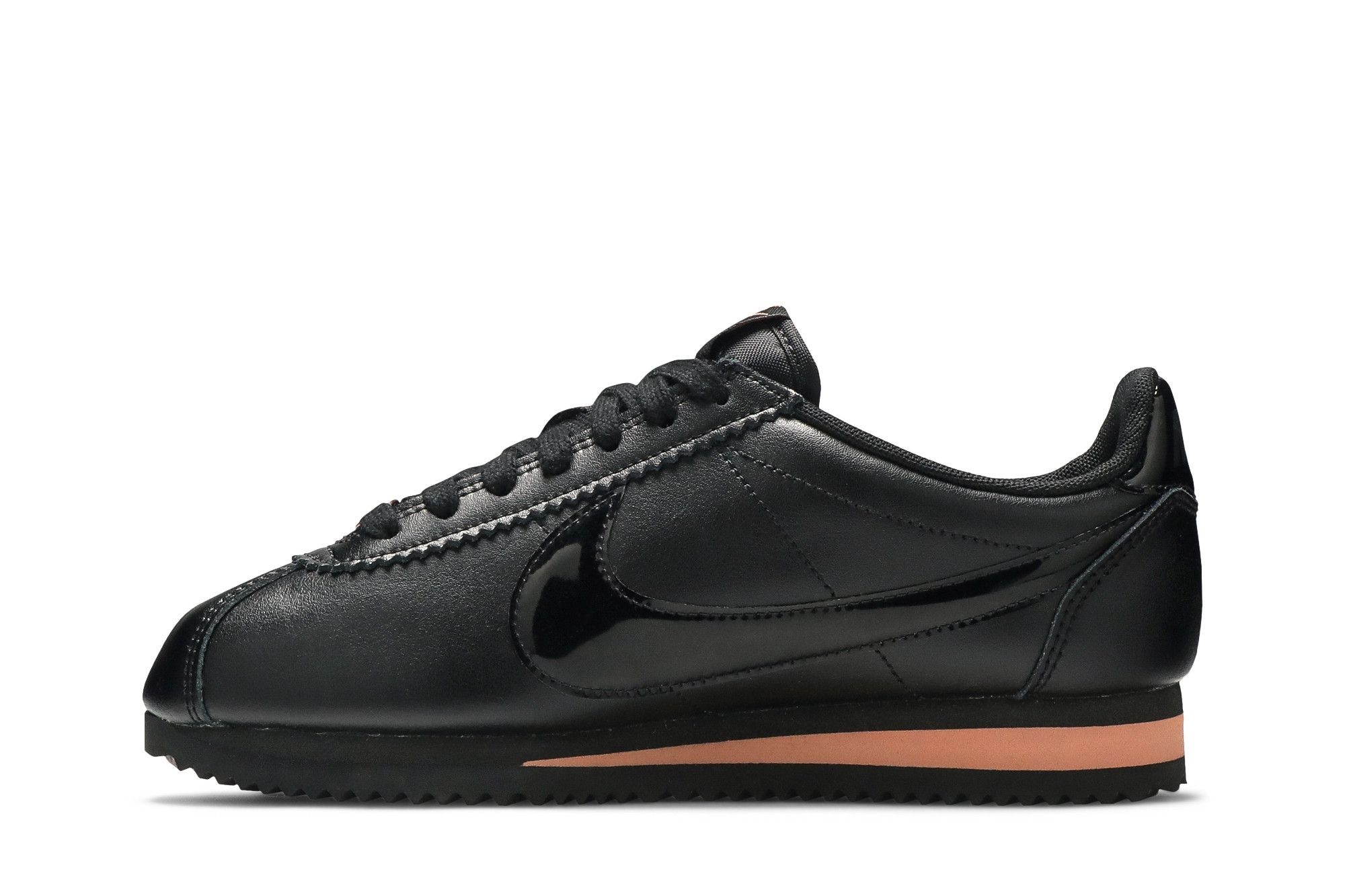 Nike Wmns Classic Cortez Premium 'Black Rose Gold'