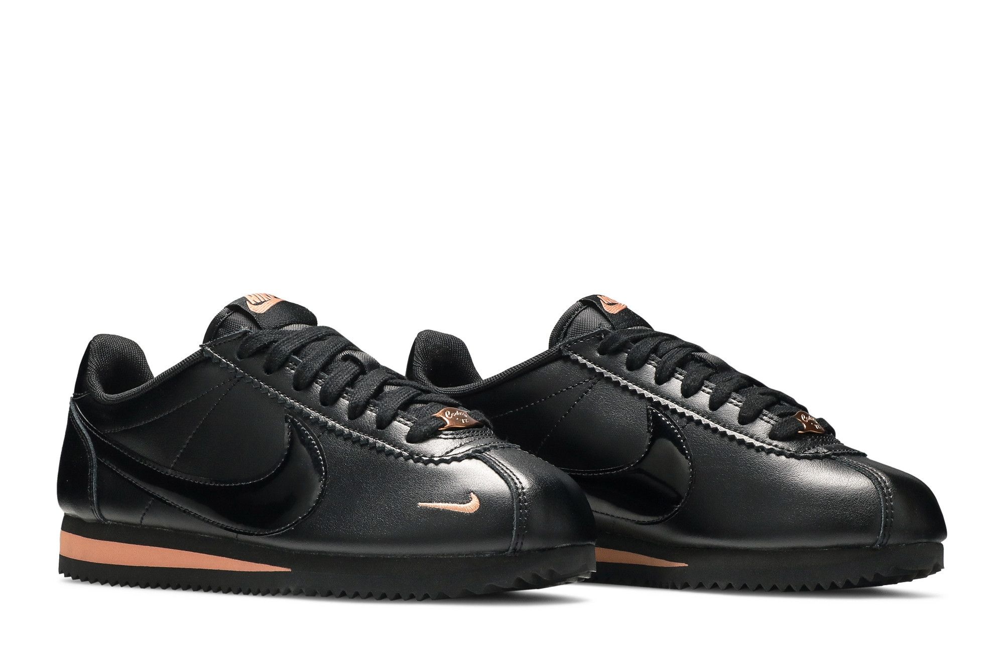 Nike Wmns Classic Cortez Premium 'Black Rose Gold'