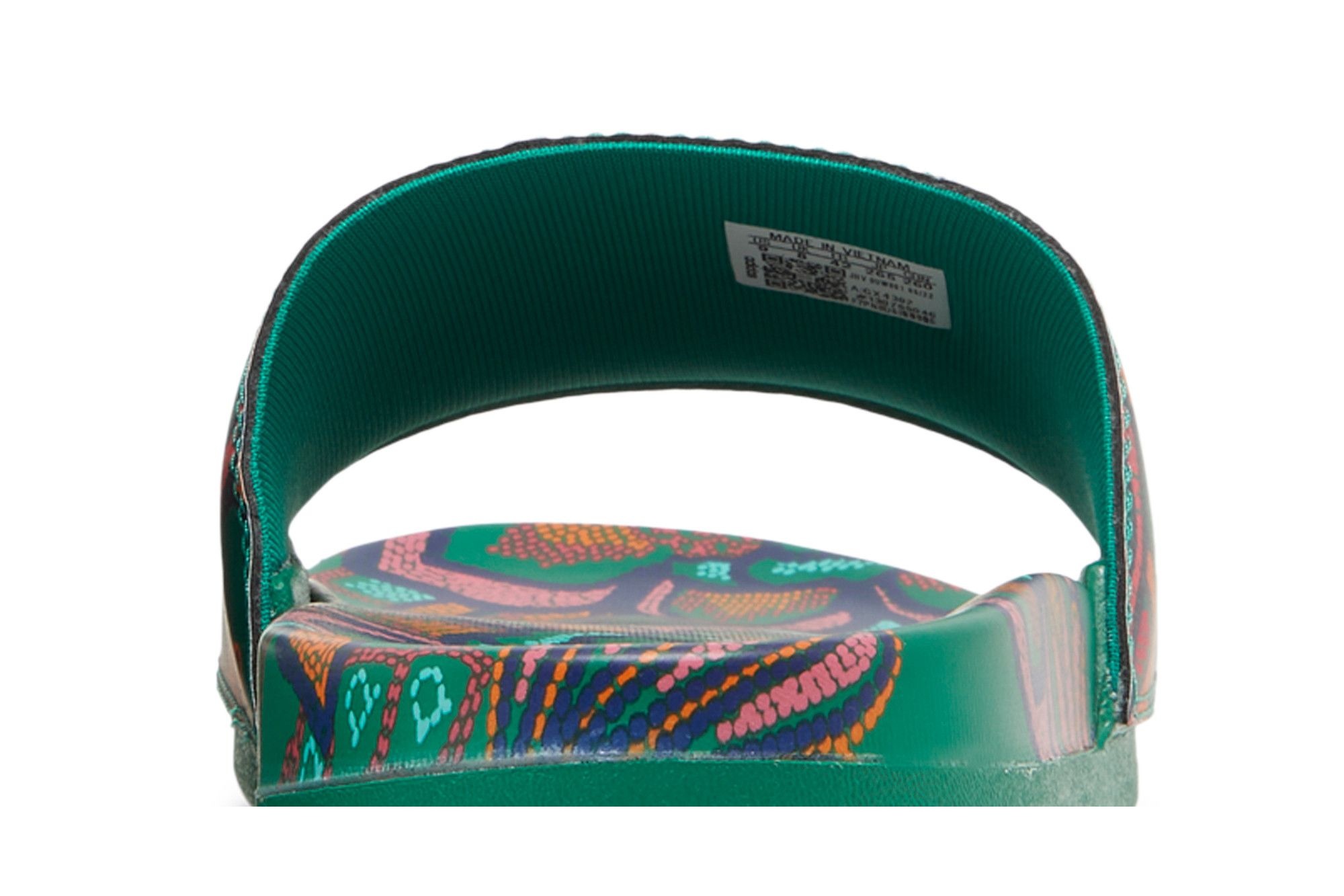 Adidas Wmns Adilette Comfort Slide 'Floral - Bold Green'