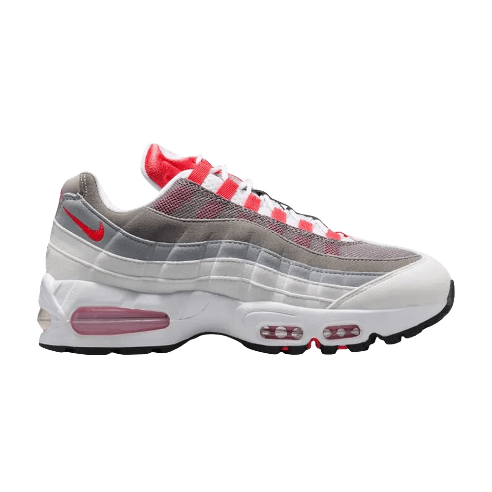 Nike Wmns Air Max 95 'Big Bubble - White Light Crimson'