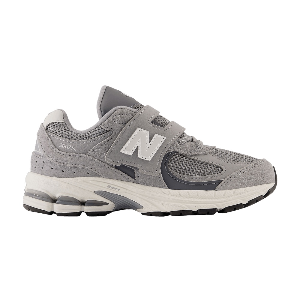 New Balance 2002R Hook & Loop Little Kid Wide 'Steel Lead'