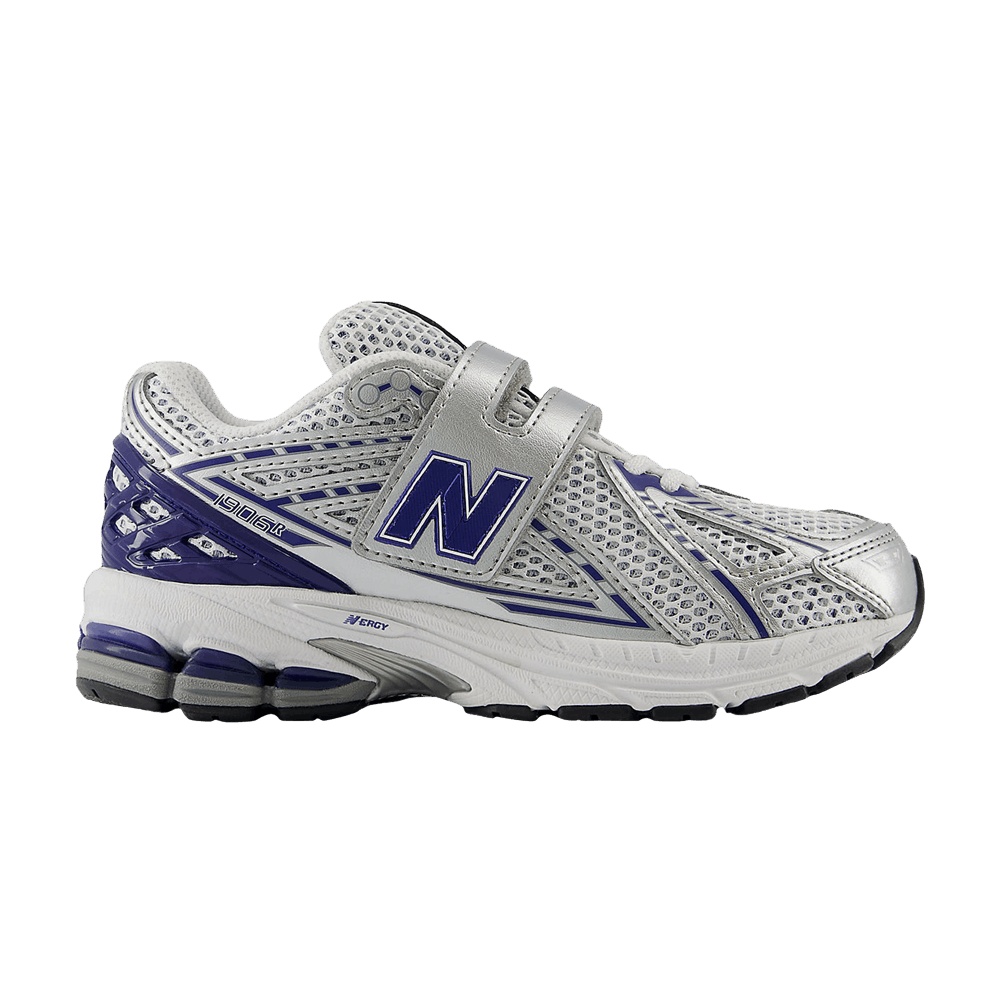 New Balance 1906R Hook & Loop Little Kid Wide 'Metallic Silver Dark Indigo'