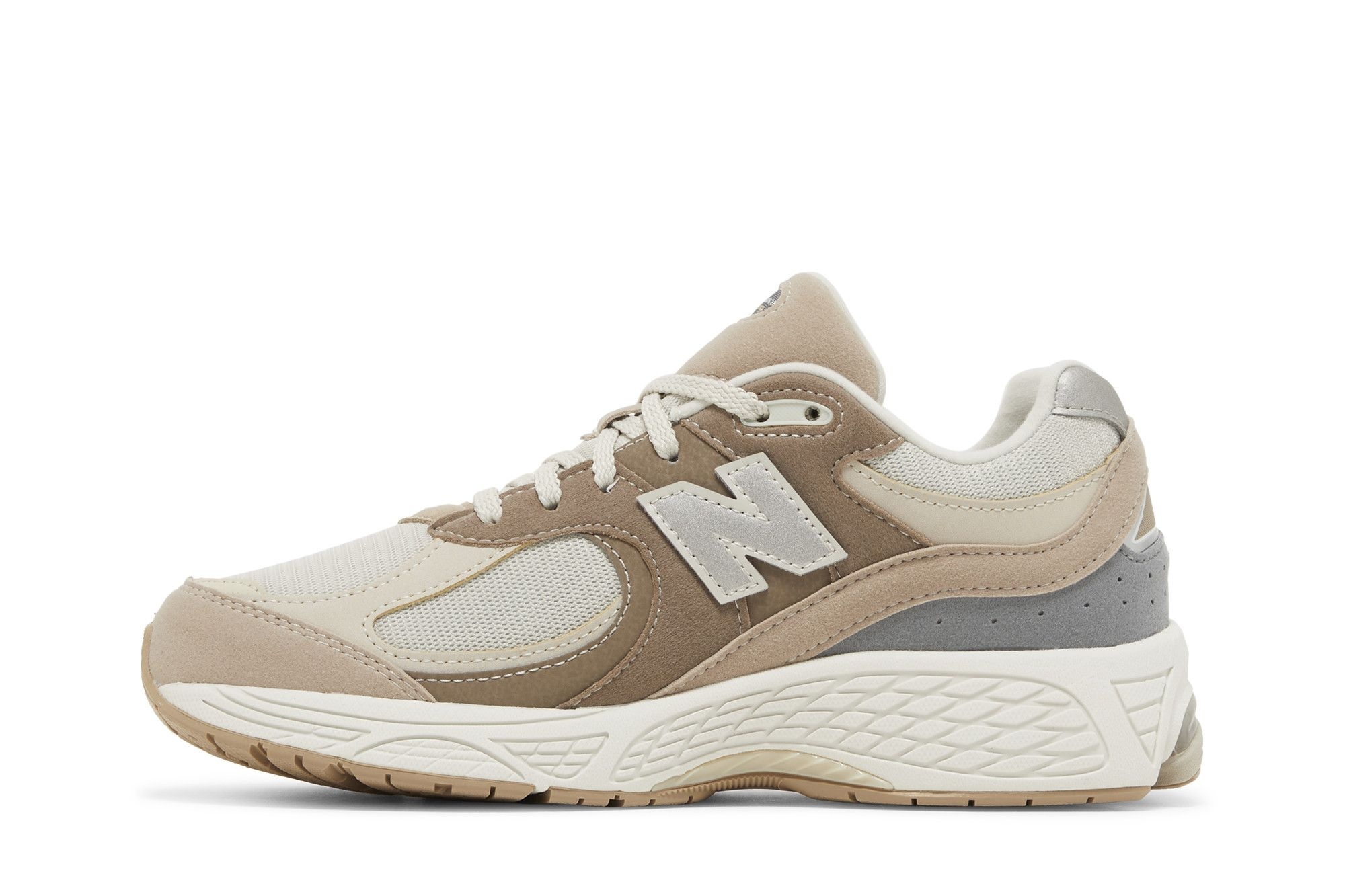New Balance 2002R Big Kid Wide 'Timberwolf Mushroom'