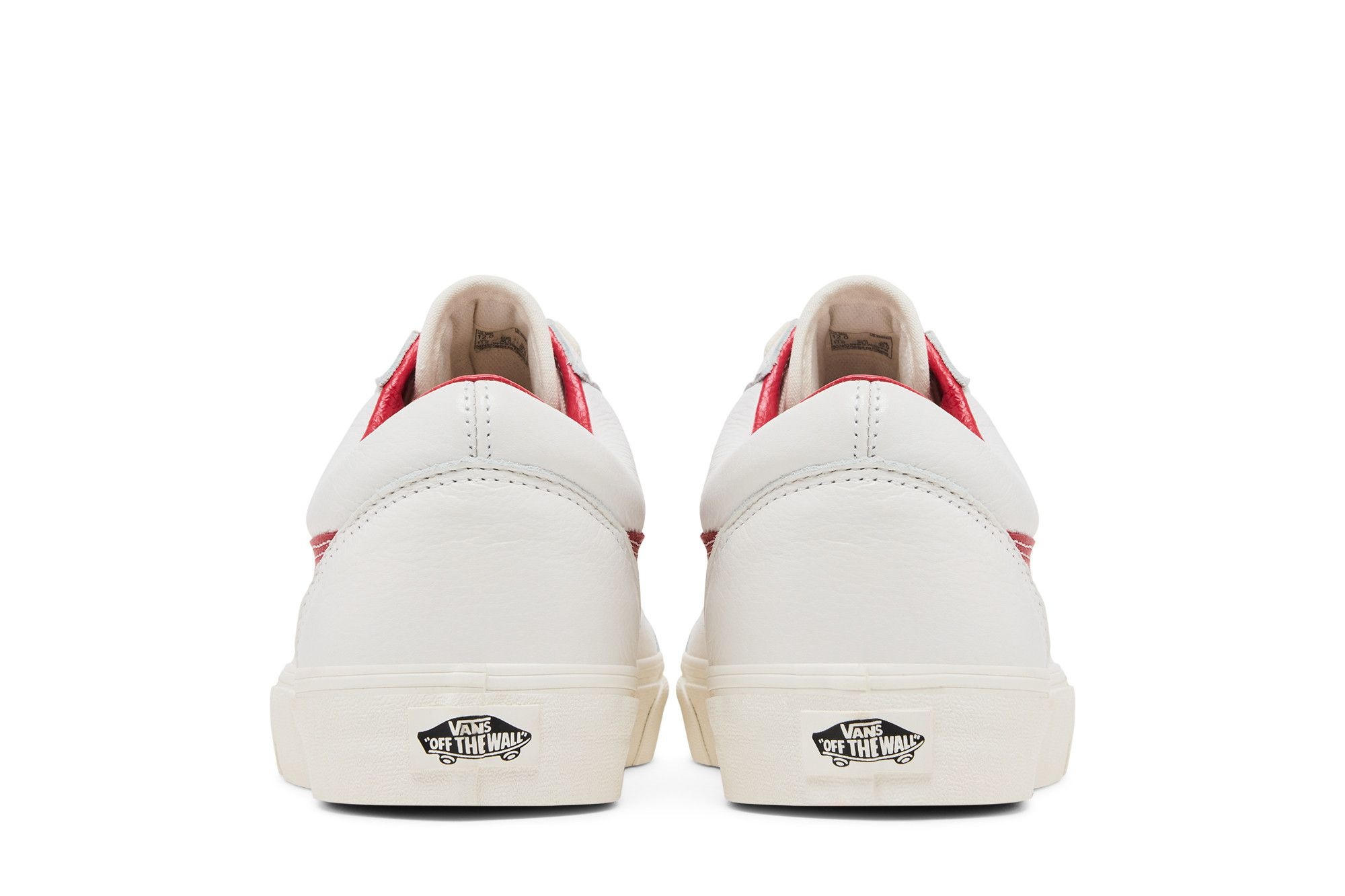 Vans Old Skool 'Vintage Leather - Blanc De Blanc Red'