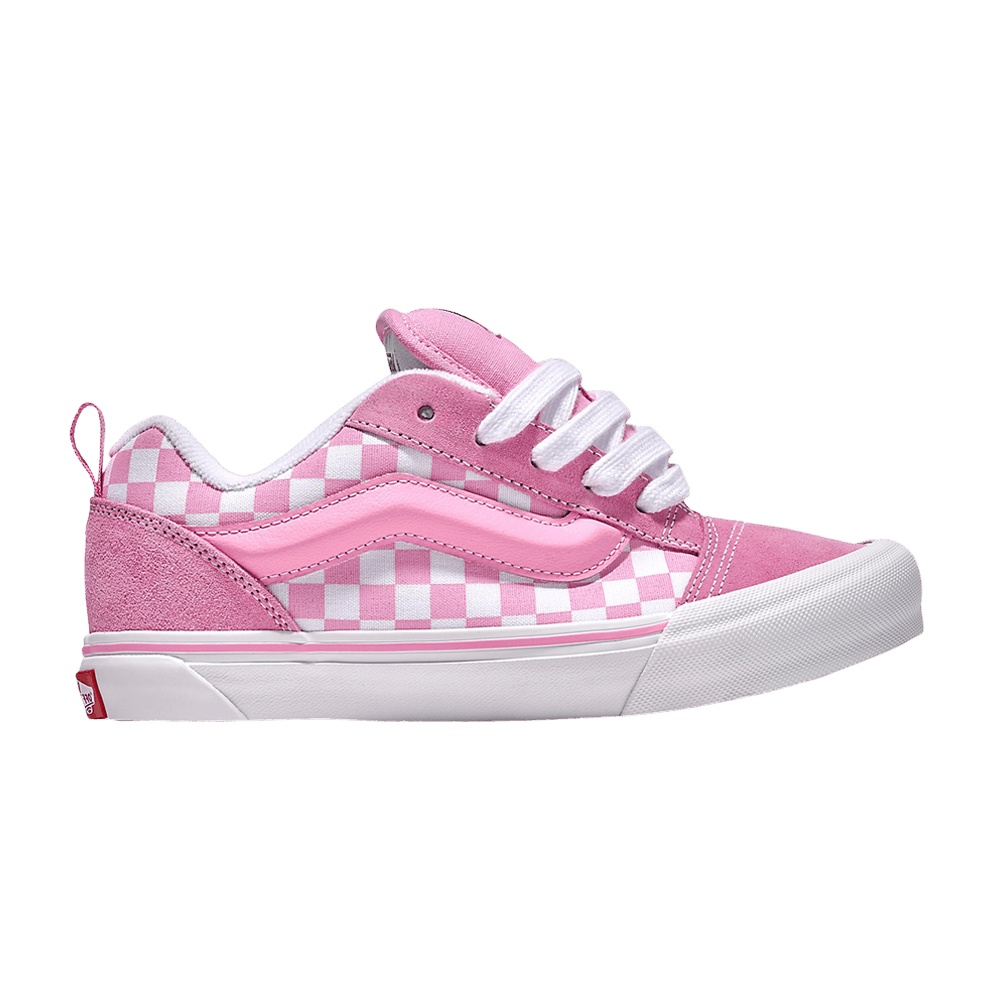 Vans Knu-Skool Little Kids 'Checkerboard - Prism Pink White'