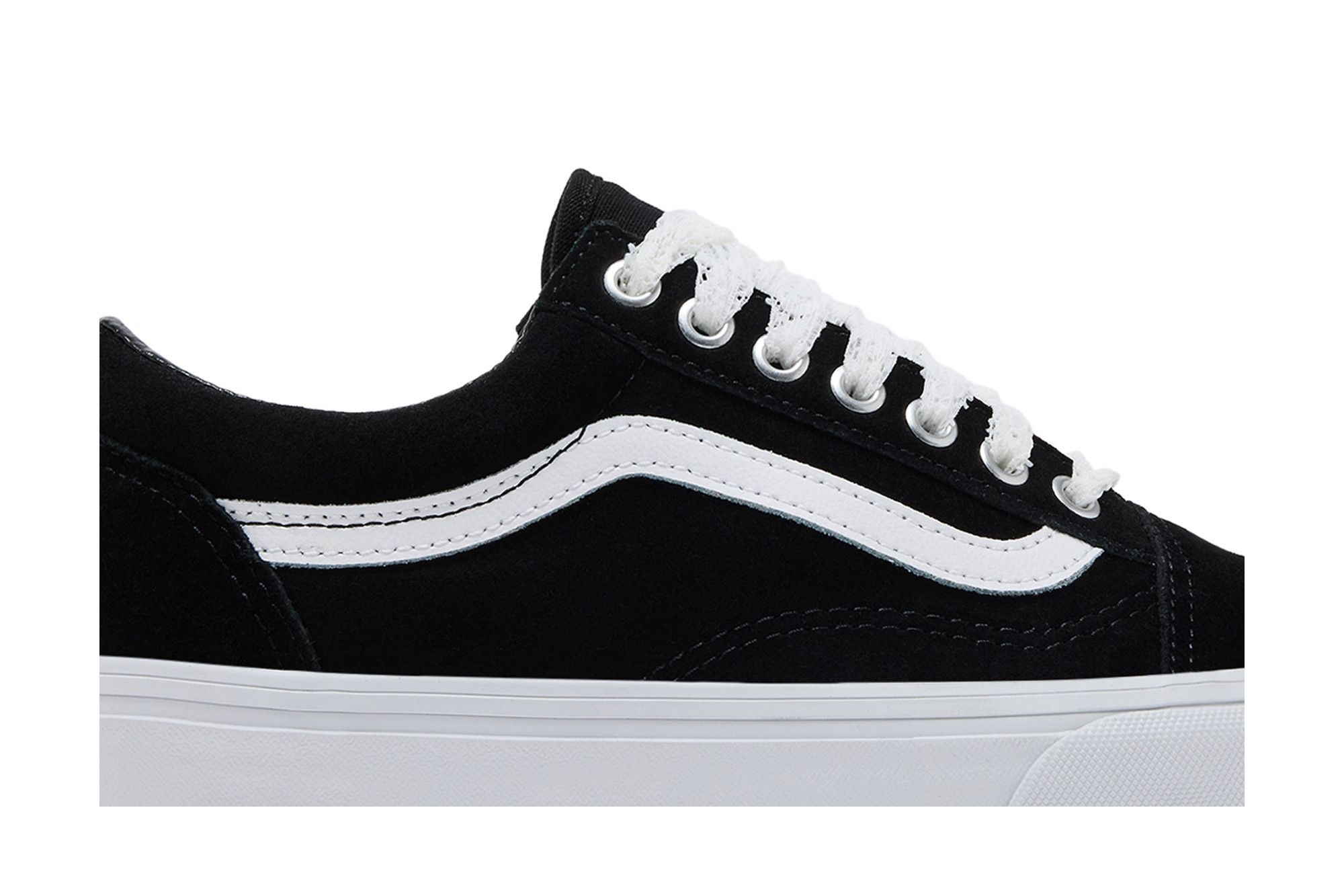 Vans Wmns Old Skool 'Pop Lace - Black'