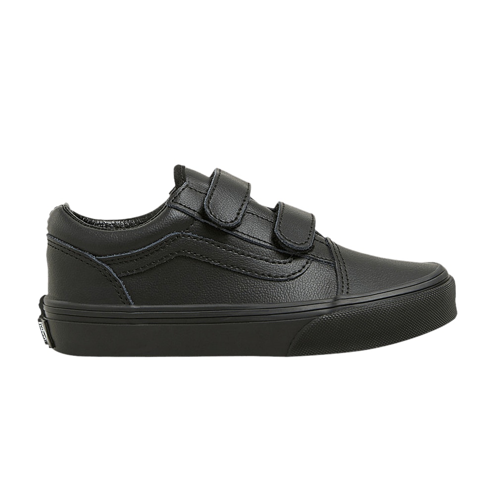 Vans Old Skool V Classic Tumble Kids 'Black Mono'