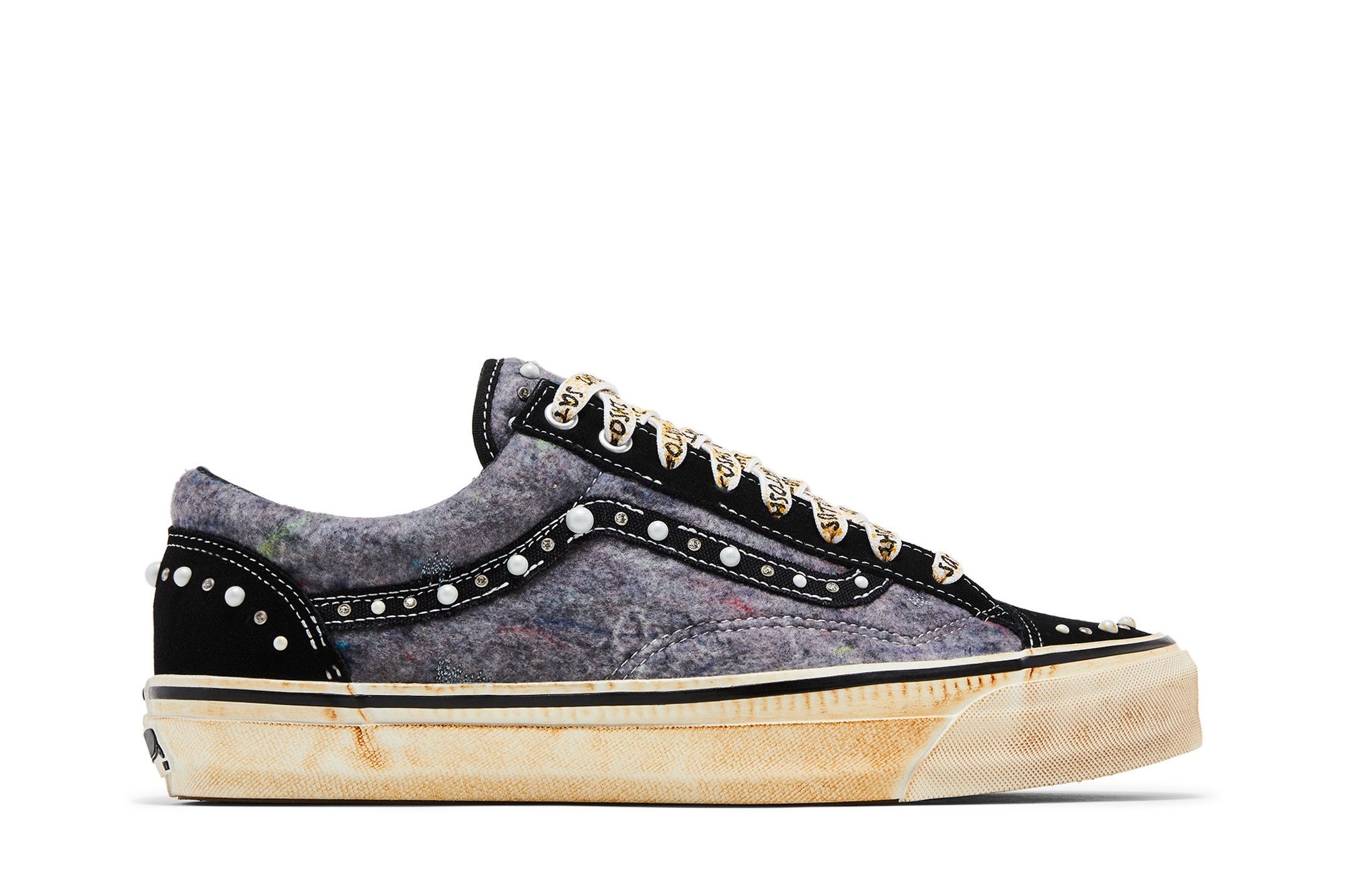 SATOSHI NAKAMOTO x Vans Old Skool Reissue 36 'Speckled Moving Blanket Grey'