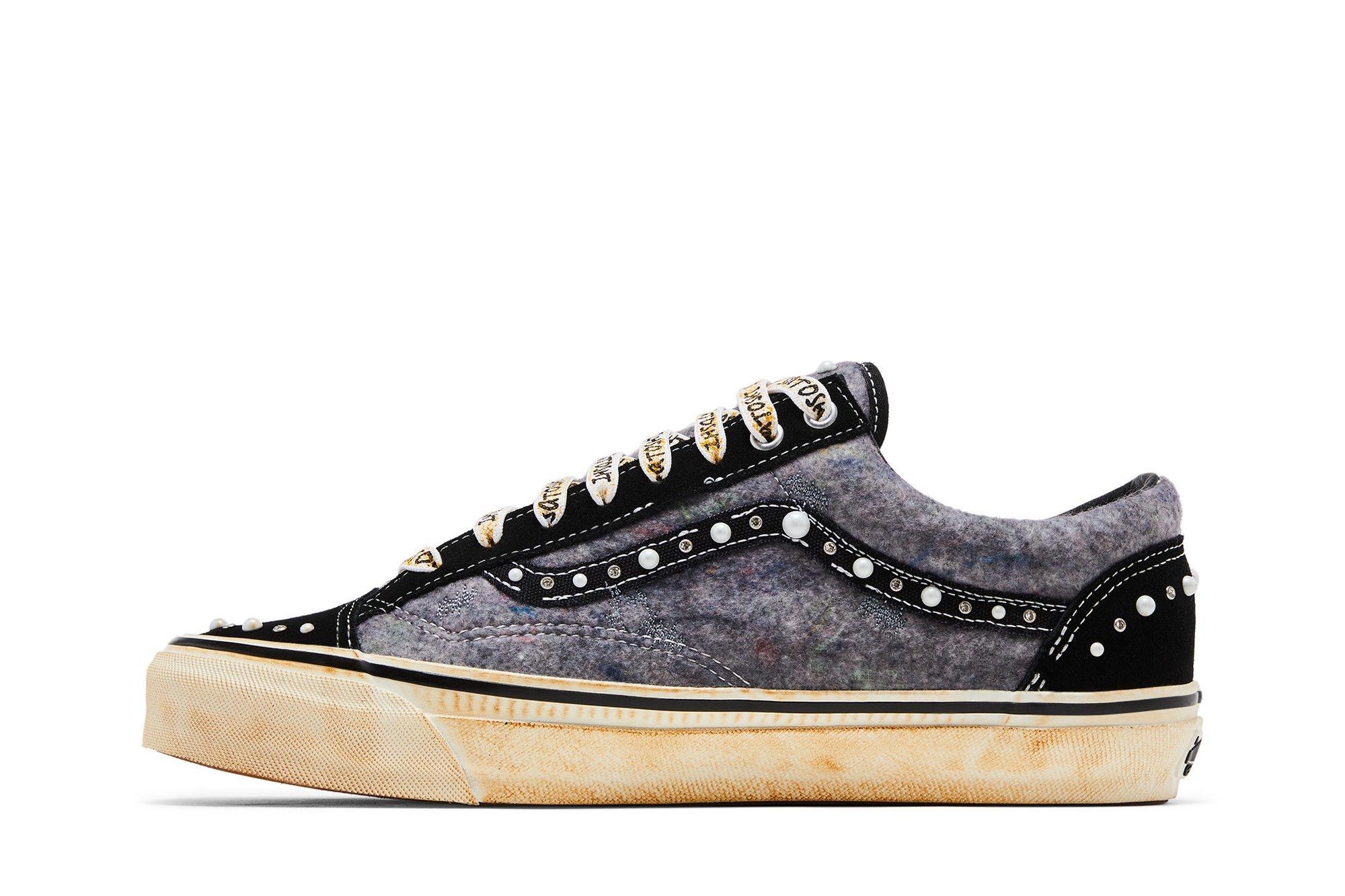 SATOSHI NAKAMOTO x Vans Old Skool Reissue 36 'Speckled Moving Blanket Grey'
