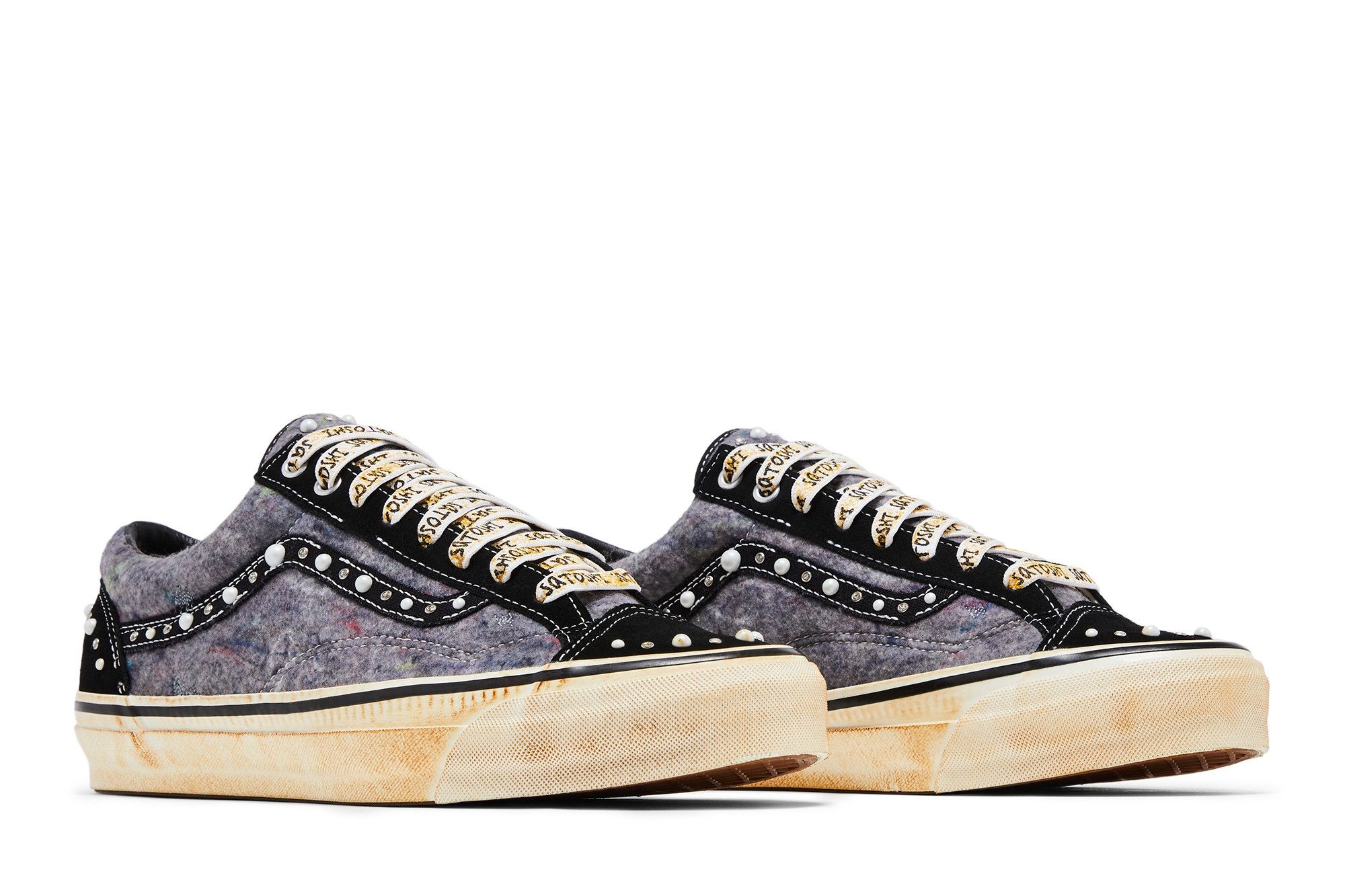 SATOSHI NAKAMOTO x Vans Old Skool Reissue 36 'Speckled Moving Blanket Grey'