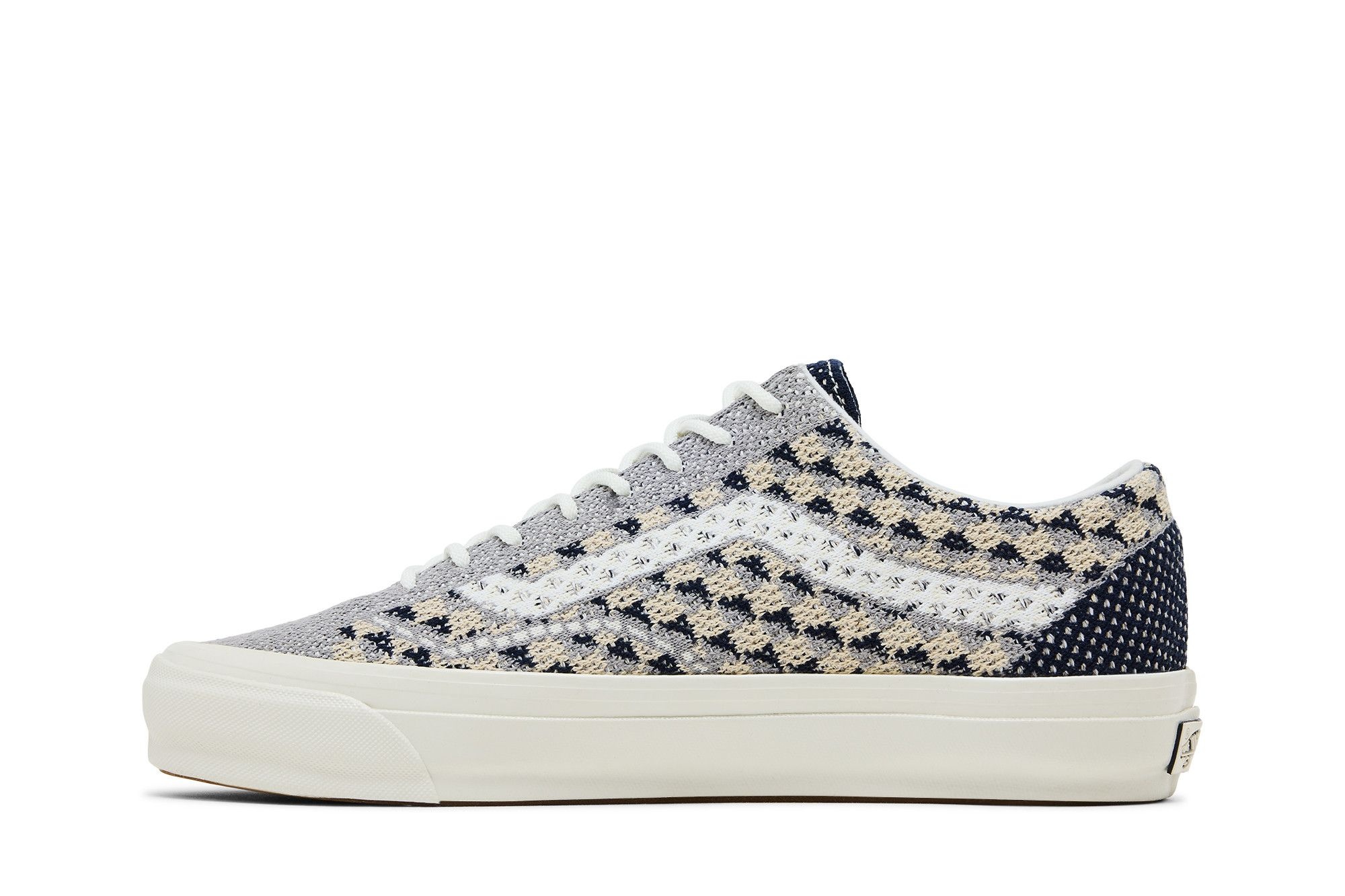 Vans Premium Old Skool 'Knit Pack - Geo Check Frost Grey'