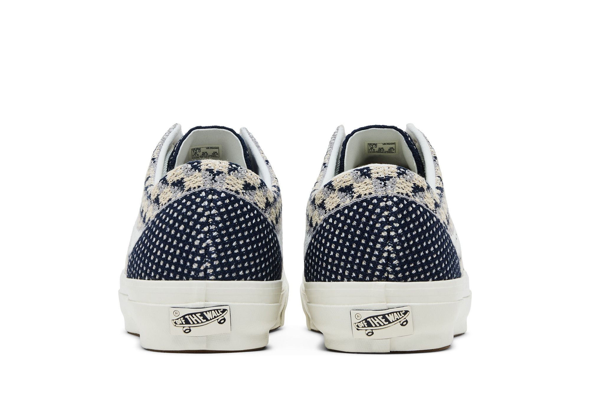 Vans Premium Old Skool 'Knit Pack - Geo Check Frost Grey'