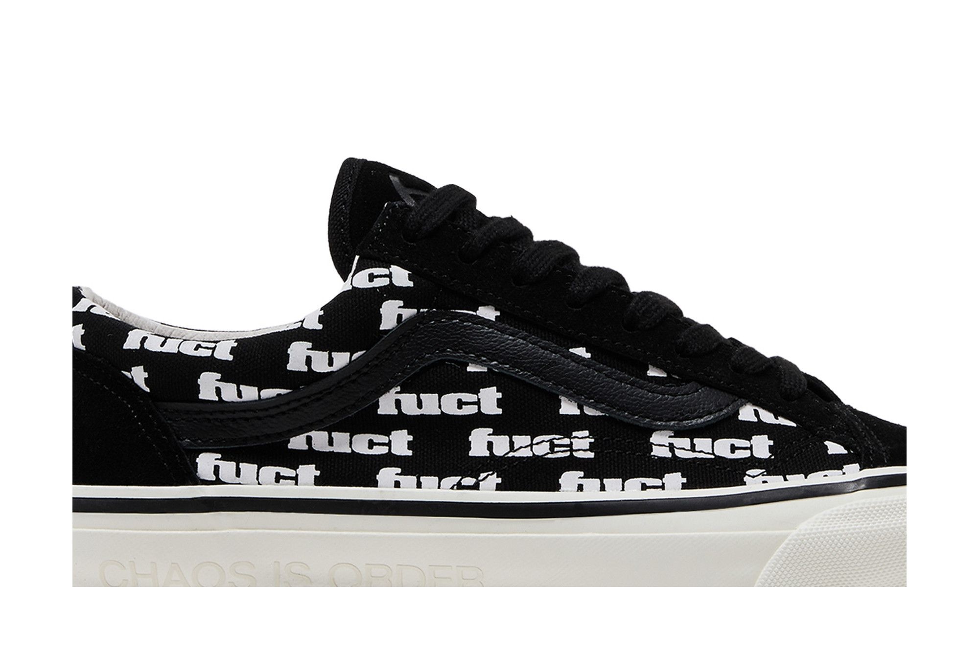FUCT x Slam Jam x Vans Old Skool Reissue 36 LX 'Black Marshmallow'