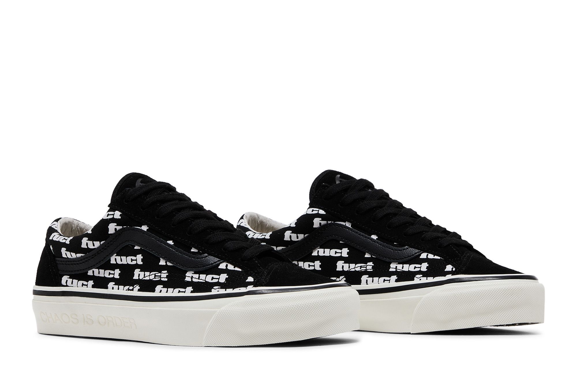 FUCT x Slam Jam x Vans Old Skool Reissue 36 LX 'Black Marshmallow'
