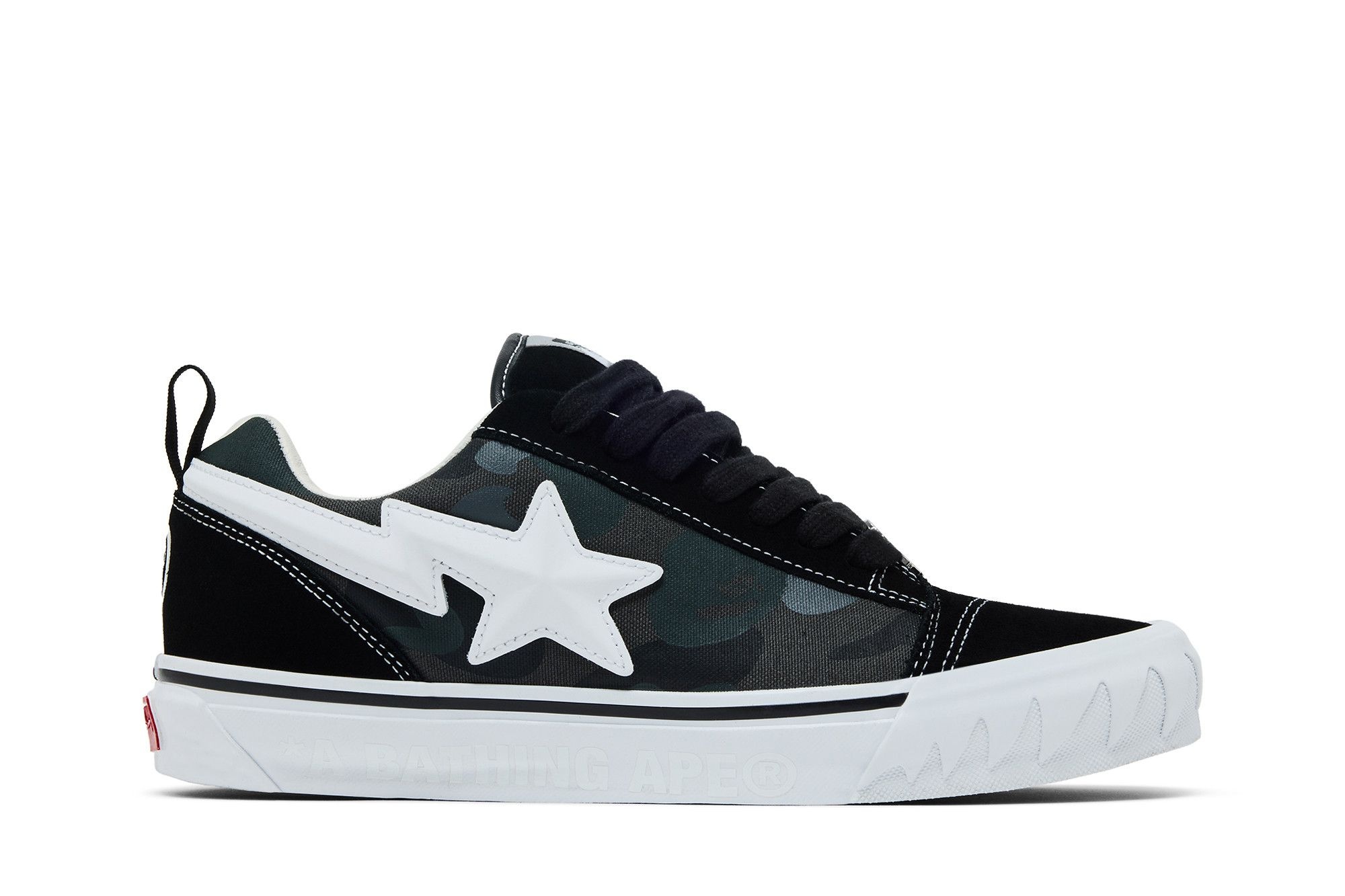 BAPE x Vans Premium Knu Skool 'Camo Black'