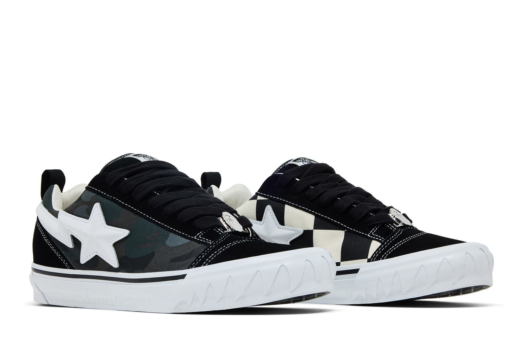 BAPE x Vans Premium Knu Skool 'Camo Black'