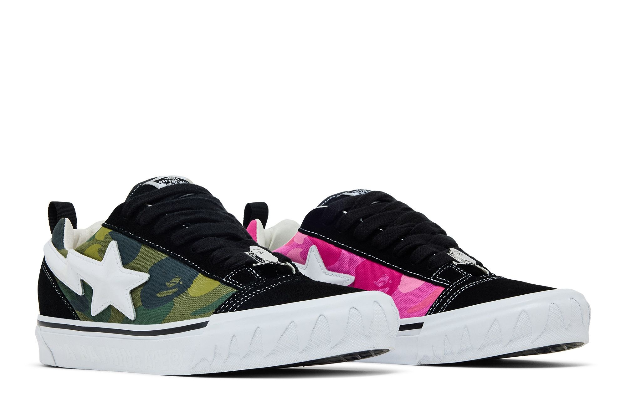 BAPE x Vans Premium Knu Skool 'Camo Green'