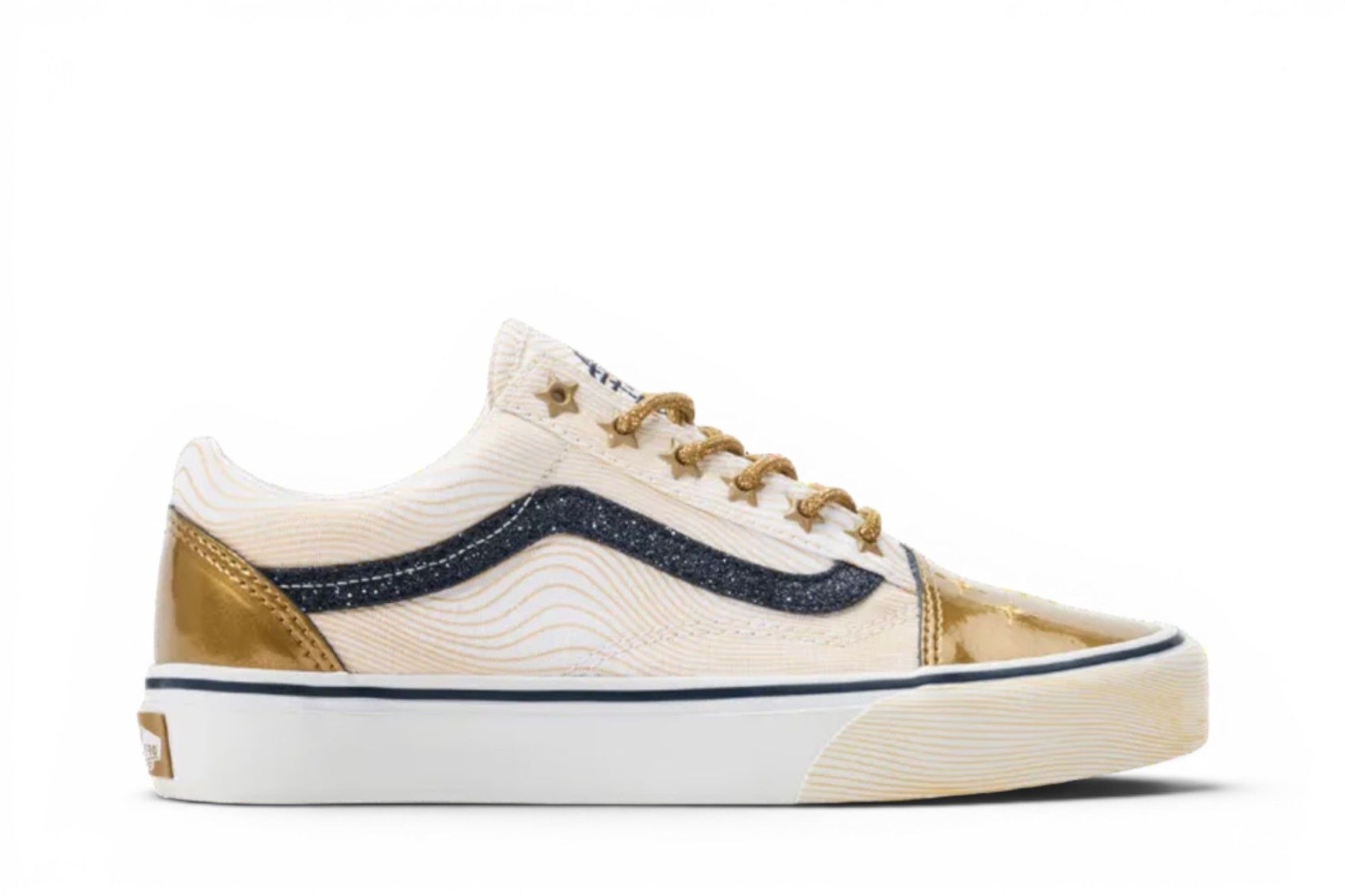 KPop Demon Hunters x Vans Little Kids Old Skool V 'Golden'