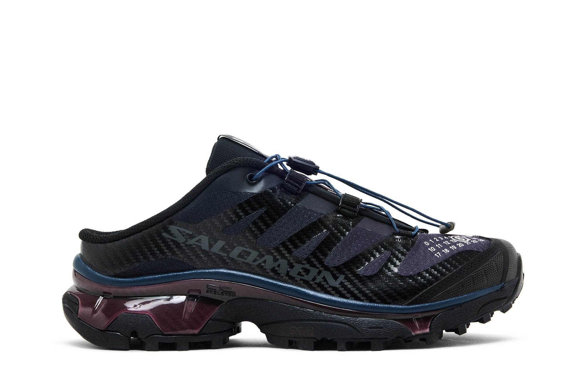 MM6 Maison Margiela x Salomon Wmns XT-4 Mule 'Black Hunkle Berry Violet'