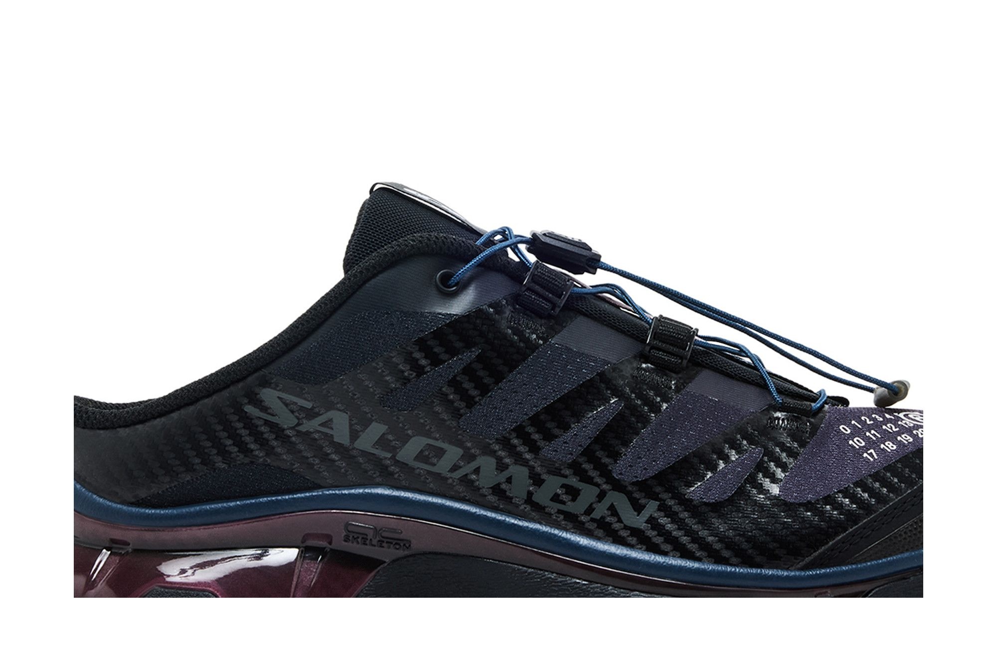 MM6 Maison Margiela x Salomon Wmns XT-4 Mule 'Black Hunkle Berry Violet'