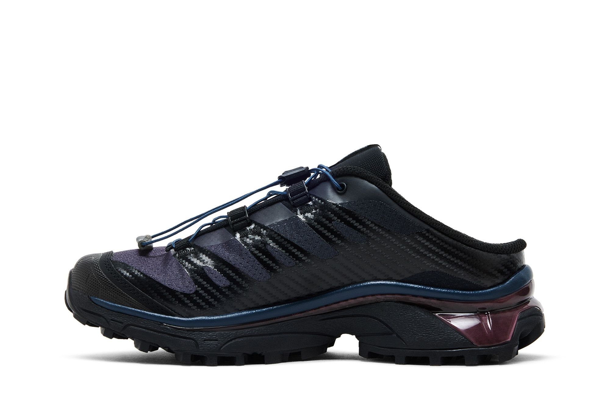 MM6 Maison Margiela x Salomon Wmns XT-4 Mule 'Black Hunkle Berry Violet'