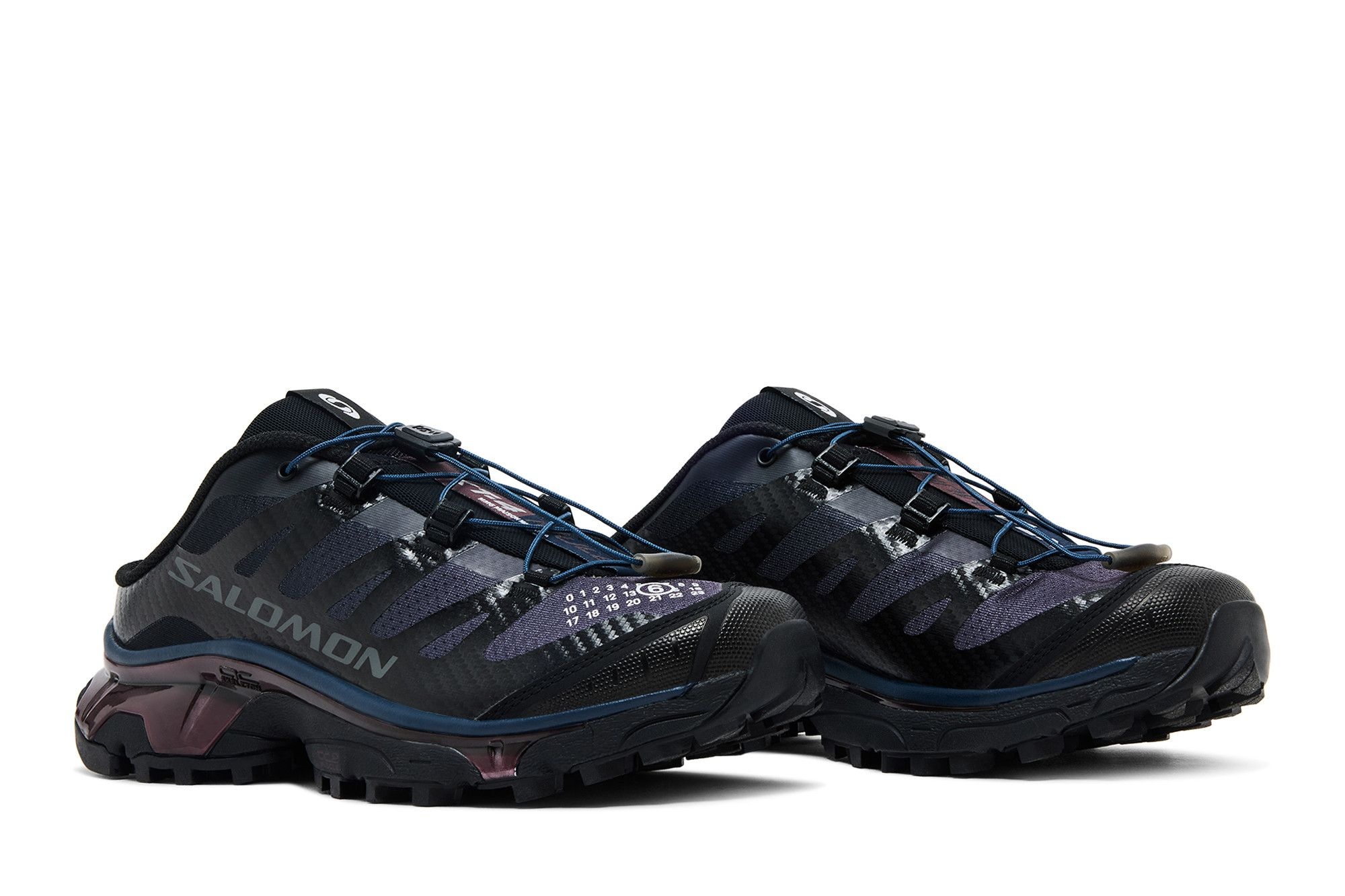 MM6 Maison Margiela x Salomon Wmns XT-4 Mule 'Black Hunkle Berry Violet'