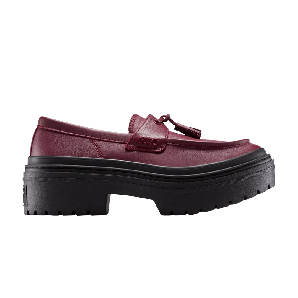 Converse Wmns Chuck Taylor All Star Lugged Heel Loafer Platform Low 'Deep Bordeaux'