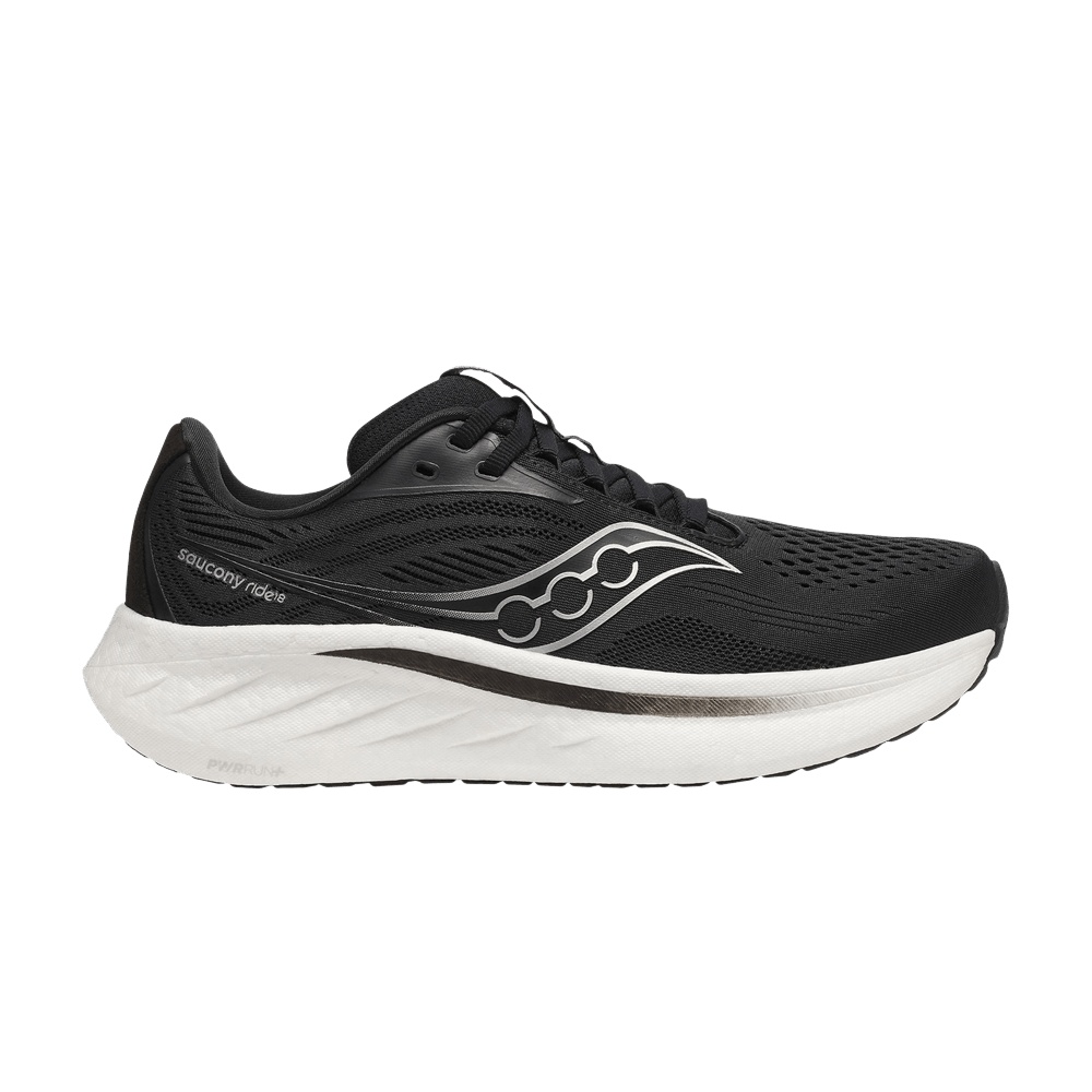 Saucony Wmns Ride 18 'Black White'