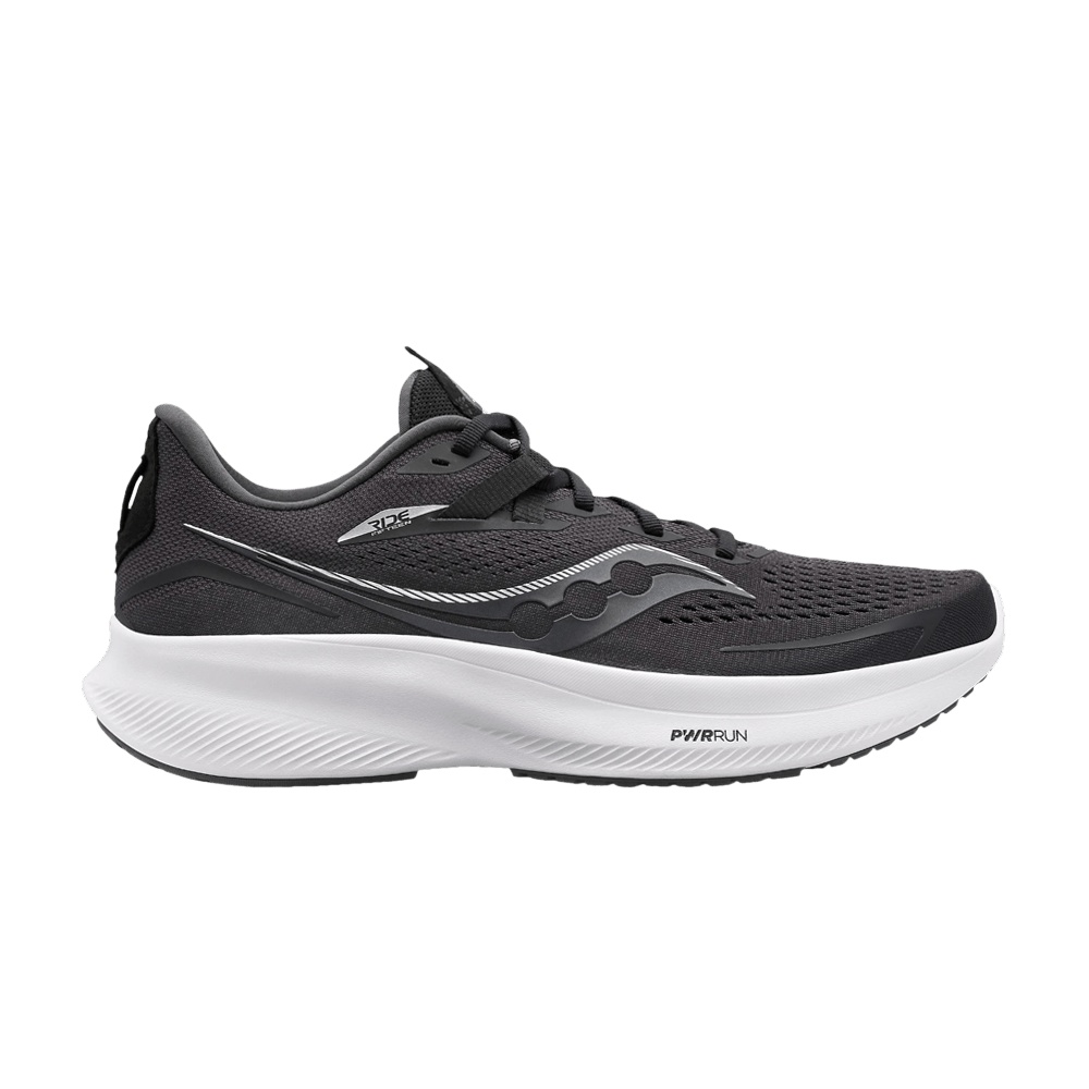 Saucony Ride 15 Wide 'Black White'