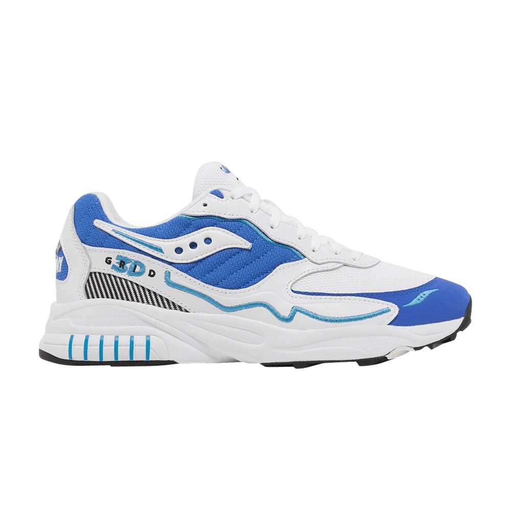 Saucony 3D Grid Hurricane 'White Royal' Sample