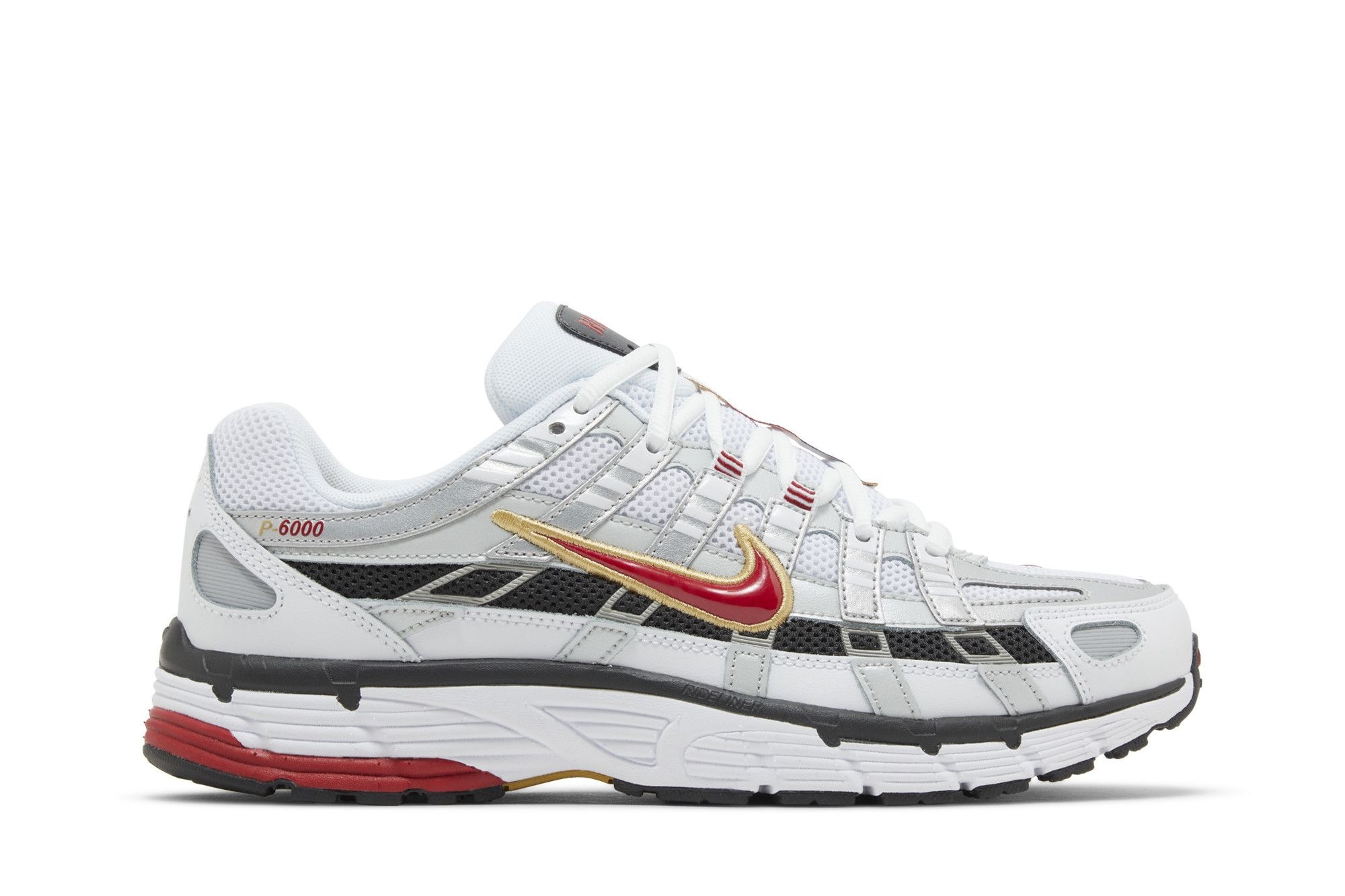 Nike P-6000 'Platinum Varsity Red'