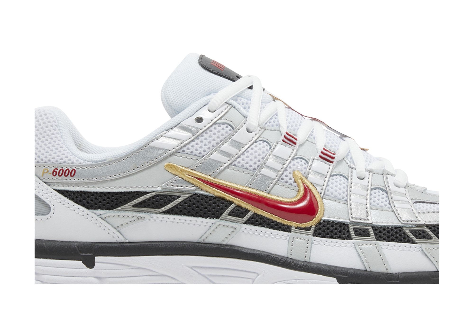Nike P-6000 'Platinum Varsity Red'
