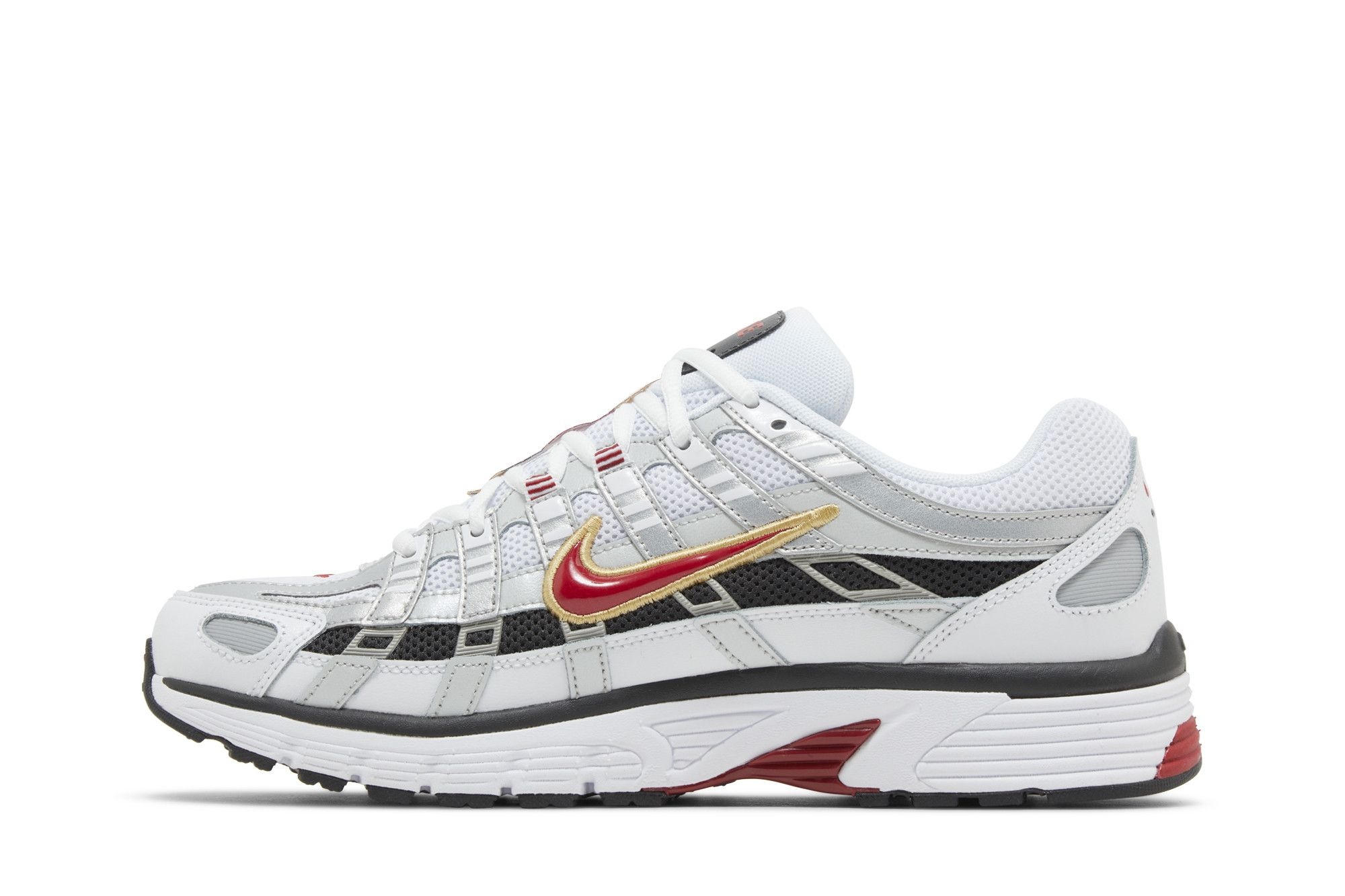 Nike P-6000 'Platinum Varsity Red'