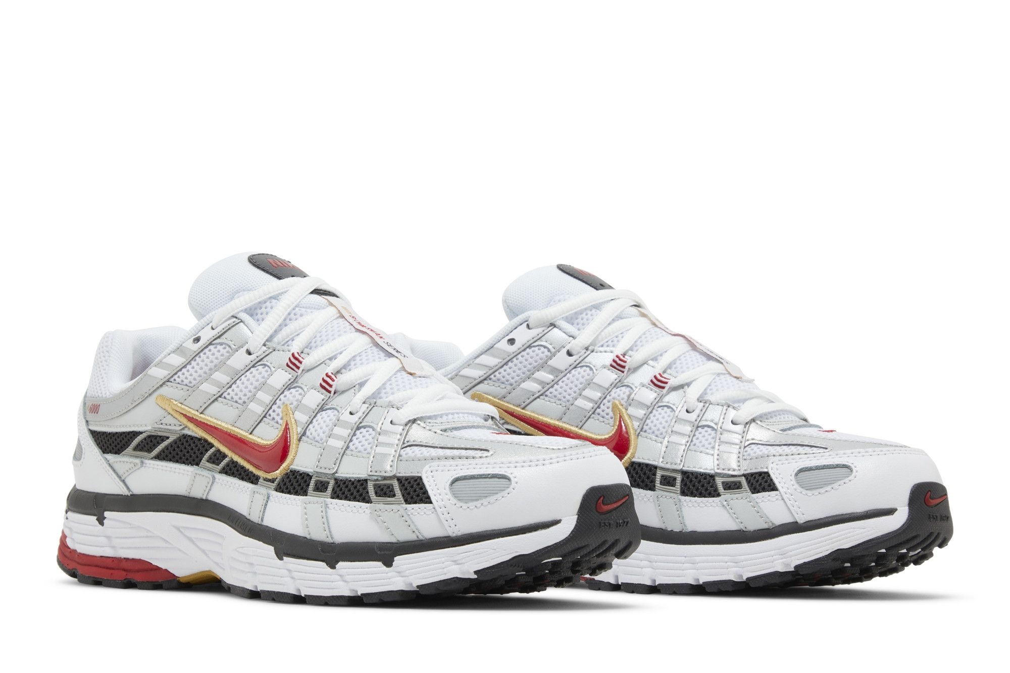 Nike P-6000 'Platinum Varsity Red'
