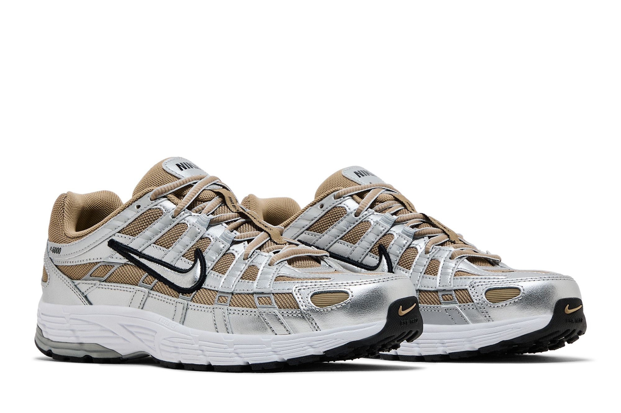 Nike P-6000 'Khaki Metallic Silver'